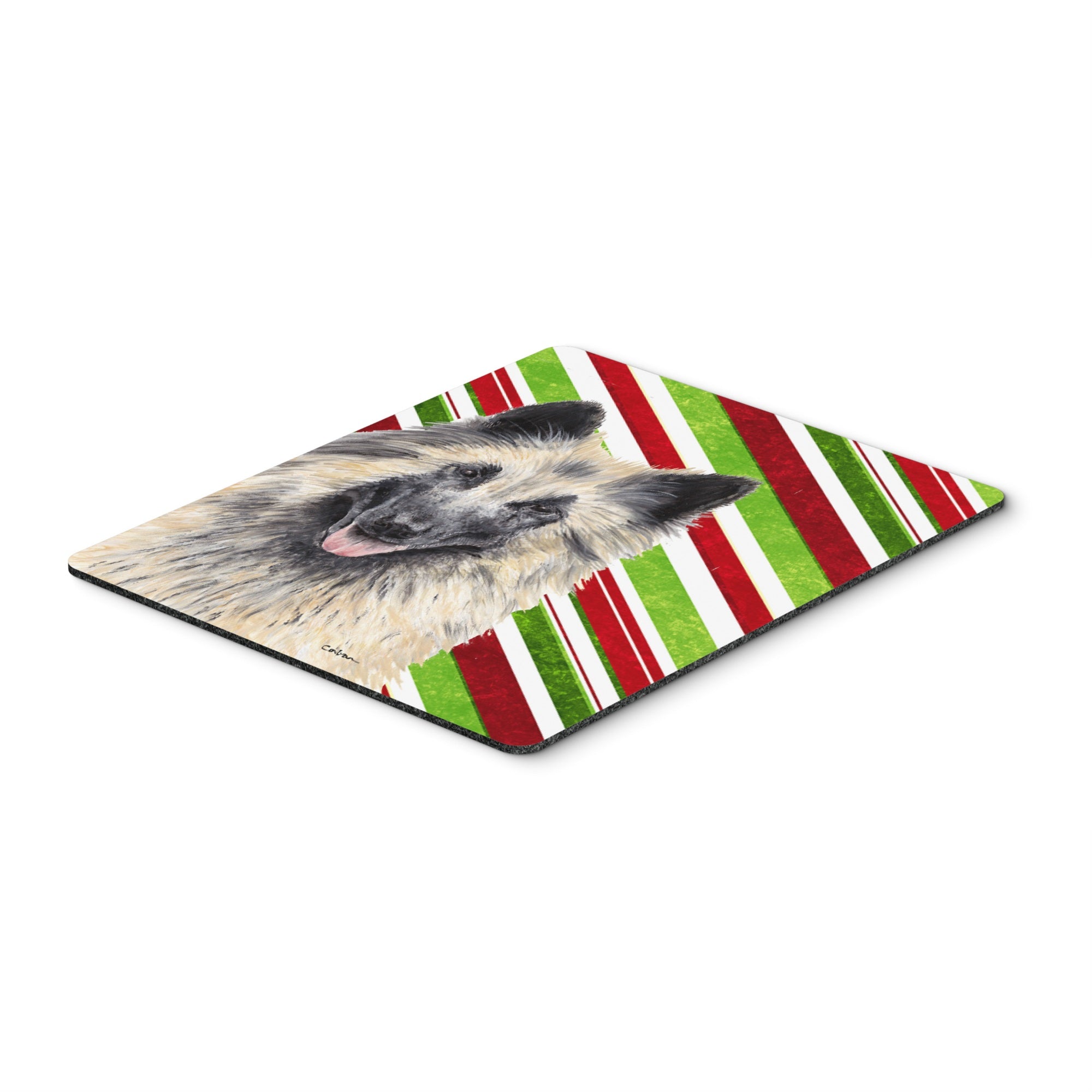 Carolines Treasures Mouse/Hot Pad/Trivet Belgian Tervuren Candy Cane Holiday Christmas (SC9352MP)