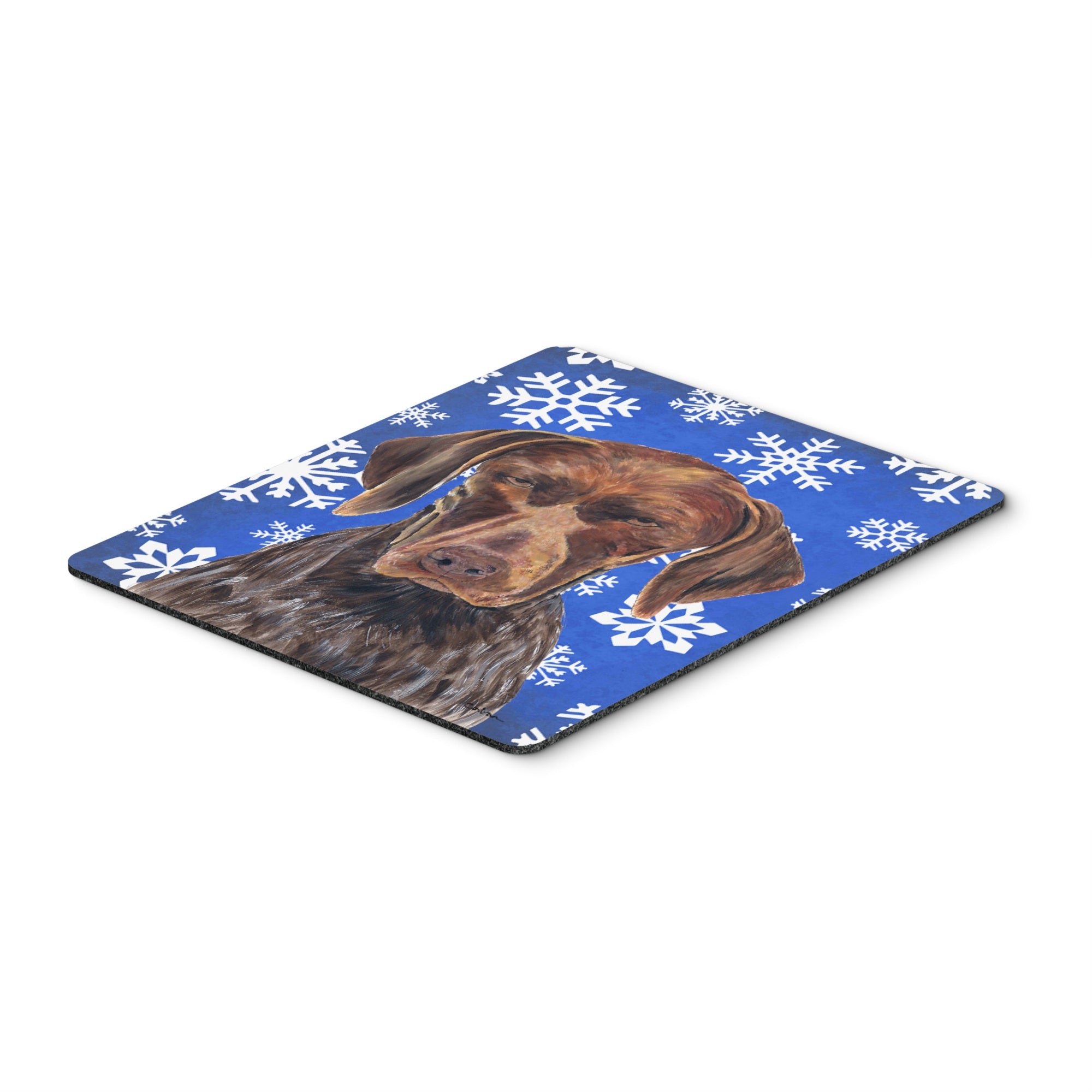  inchCarolines Treasures Mouse/Hot Pad/Trivet, German Shorthaired Pointer Winter Snowflakes (SC9395MP) inch