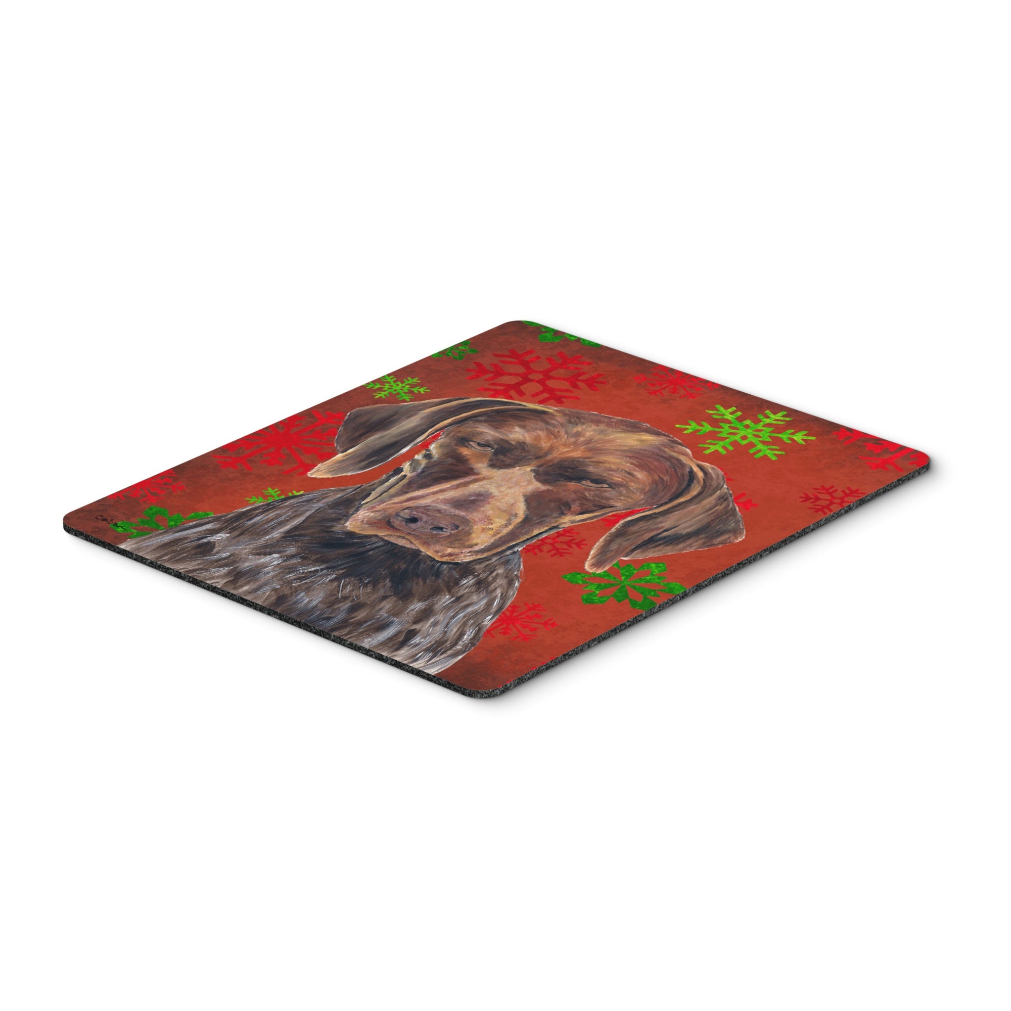 'Caroline'S Treasures Mouse/Hot Pad/Trivet, German Shorthaired Pointer Snowflakes Christmas (Sc9435Mp)''