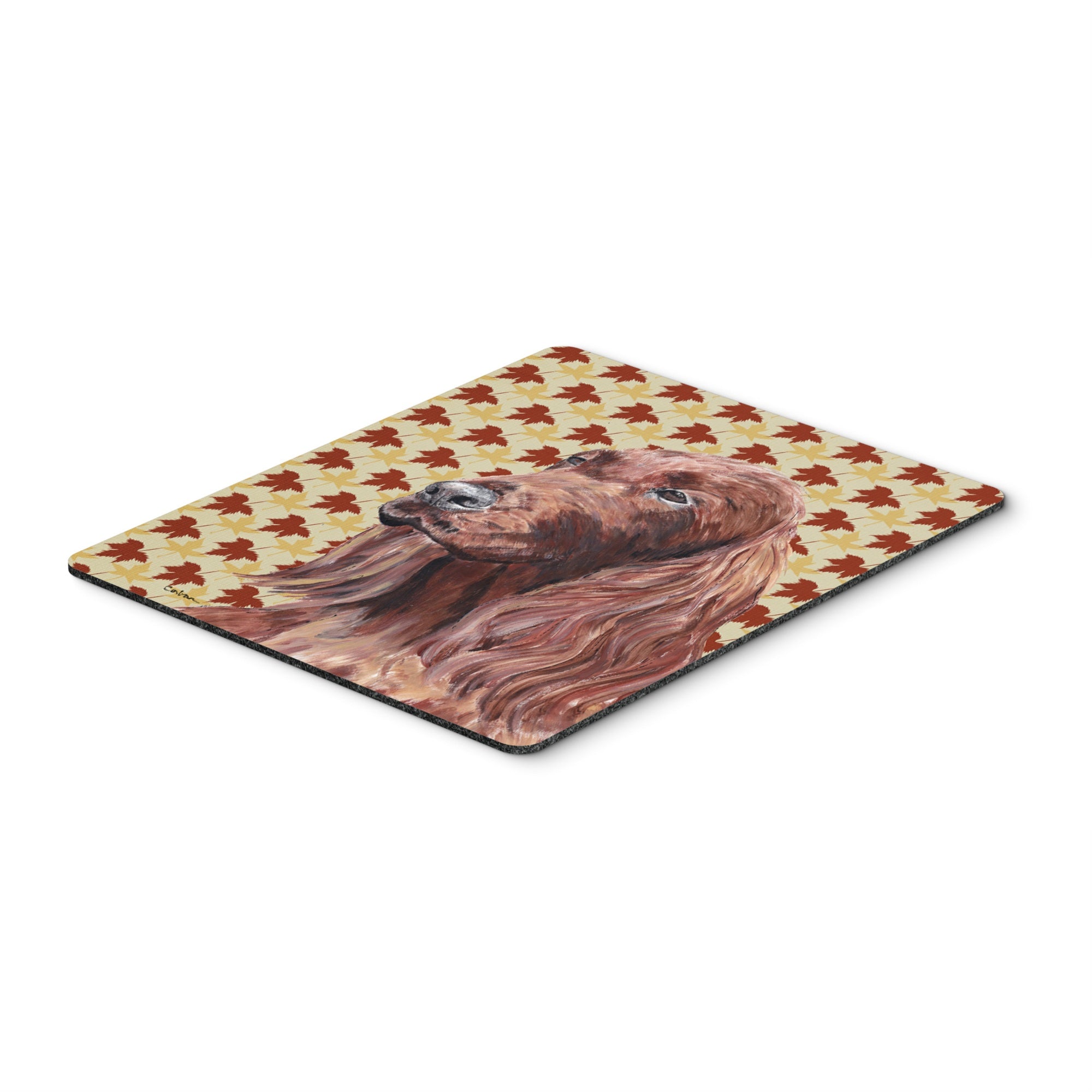 Carolines Treasures Irish Setter Fall Leaves Mouse Pad/Hot Pad/Trivet (SC9538MP)