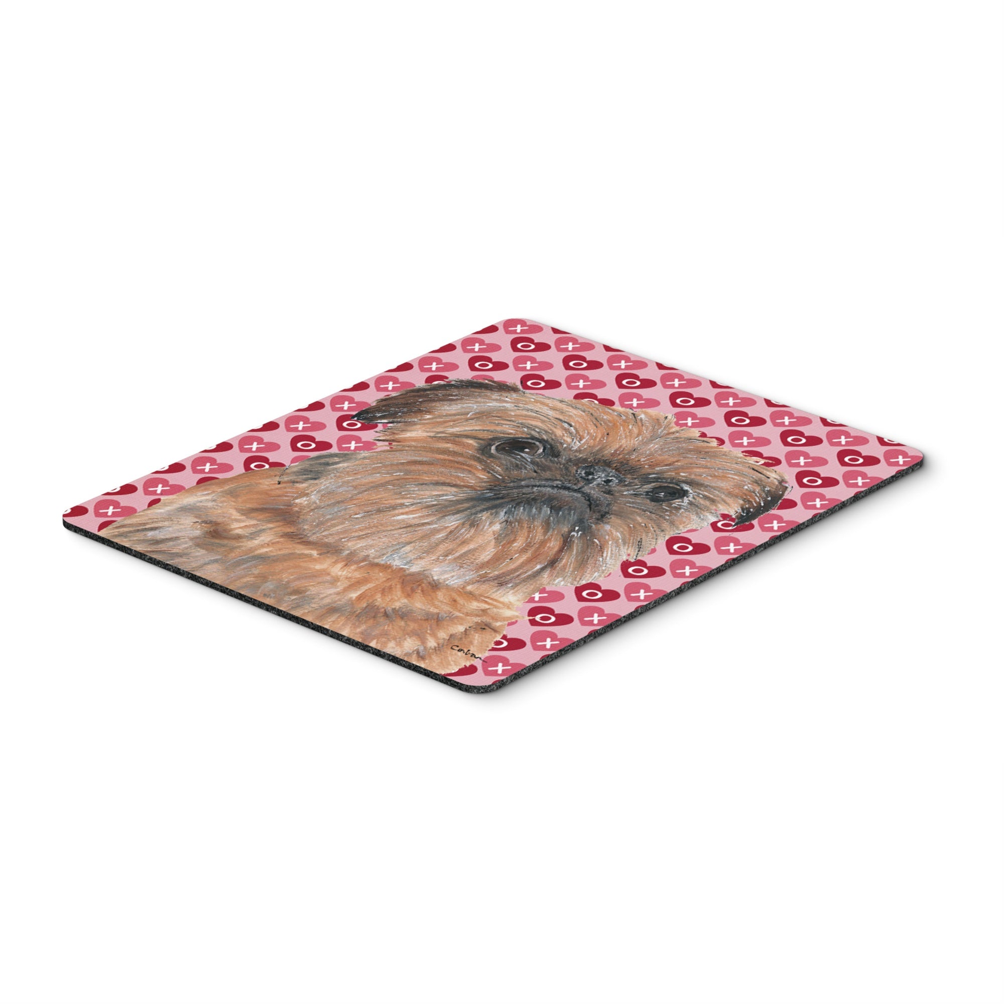Carolines Treasures Brussels Griffon Valentines Love Mouse Pad/Hot Pad/Trivet (SC9558MP)