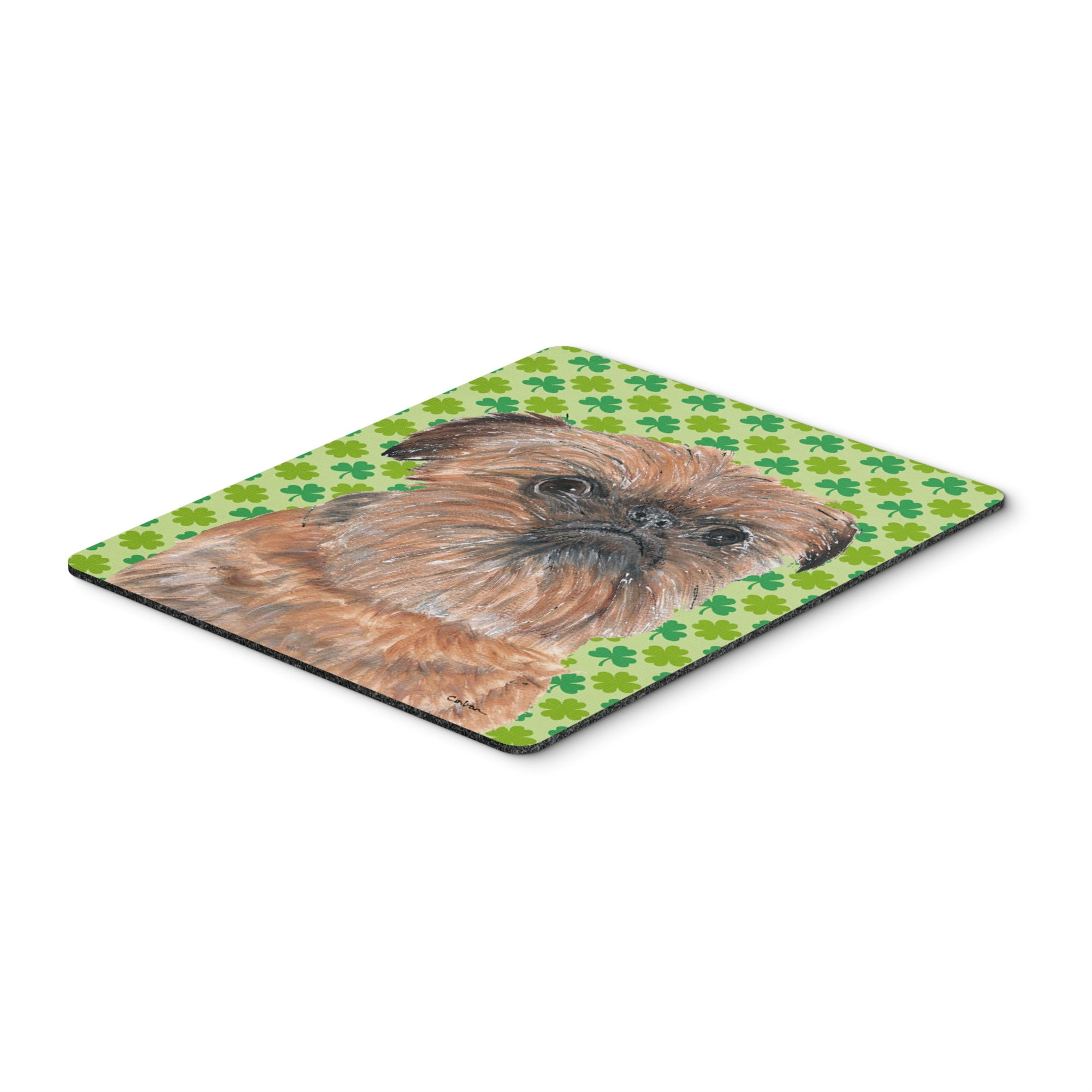 Carolines Treasures Brussels Griffon St Patricks Irish Mouse Pad/Hot Pad/Trivet (SC9572MP)