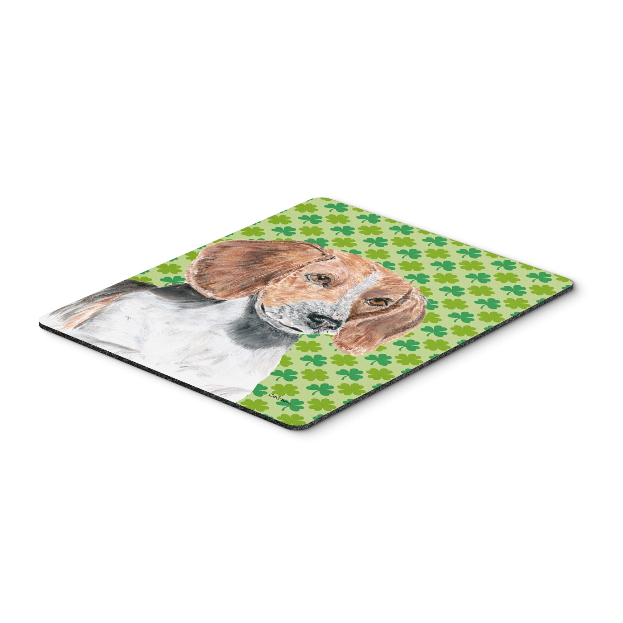 Carolines Treasures English Foxhound St Patricks Irish Mouse Pad/Hot Pad/Trivet (SC9579MP)