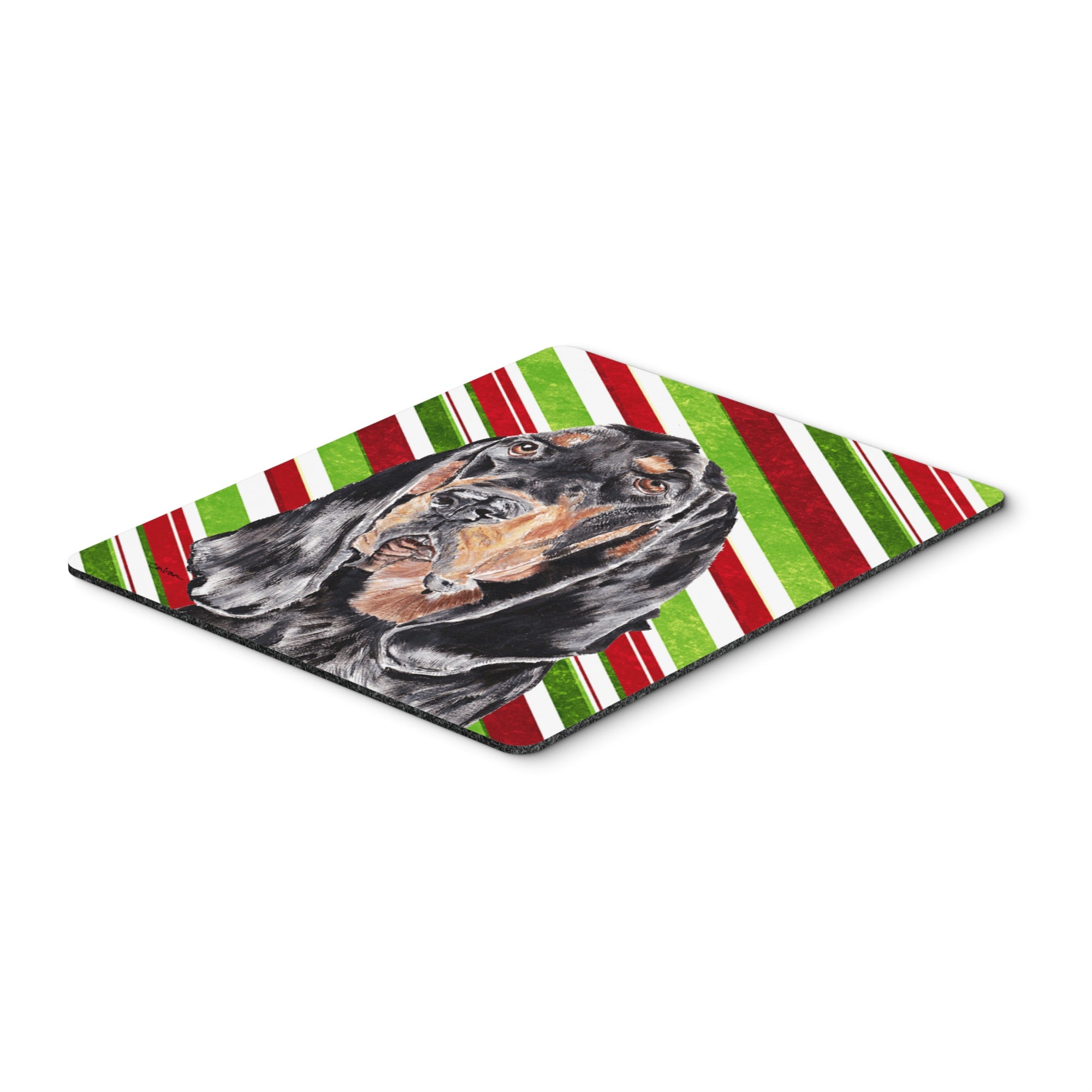 Carolines Treasures Coonhound Candy Cane Christmas Mouse Pad/Hot Pad/Trivet (SC9609MP)