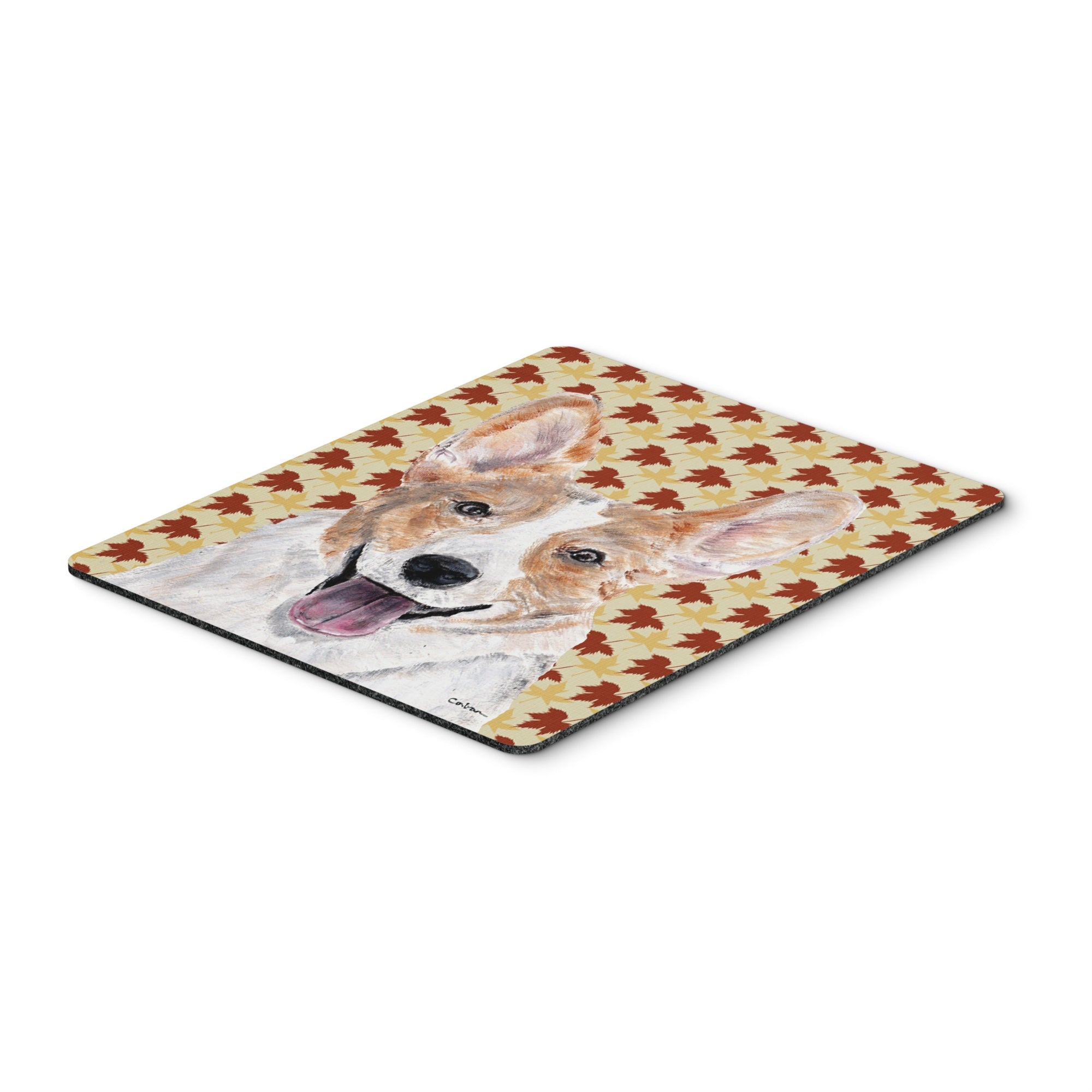 Carolines Treasures Cardigan Corgi Fall Leaves Mouse Pad/Hot Pad/Trivet (SC9672MP)