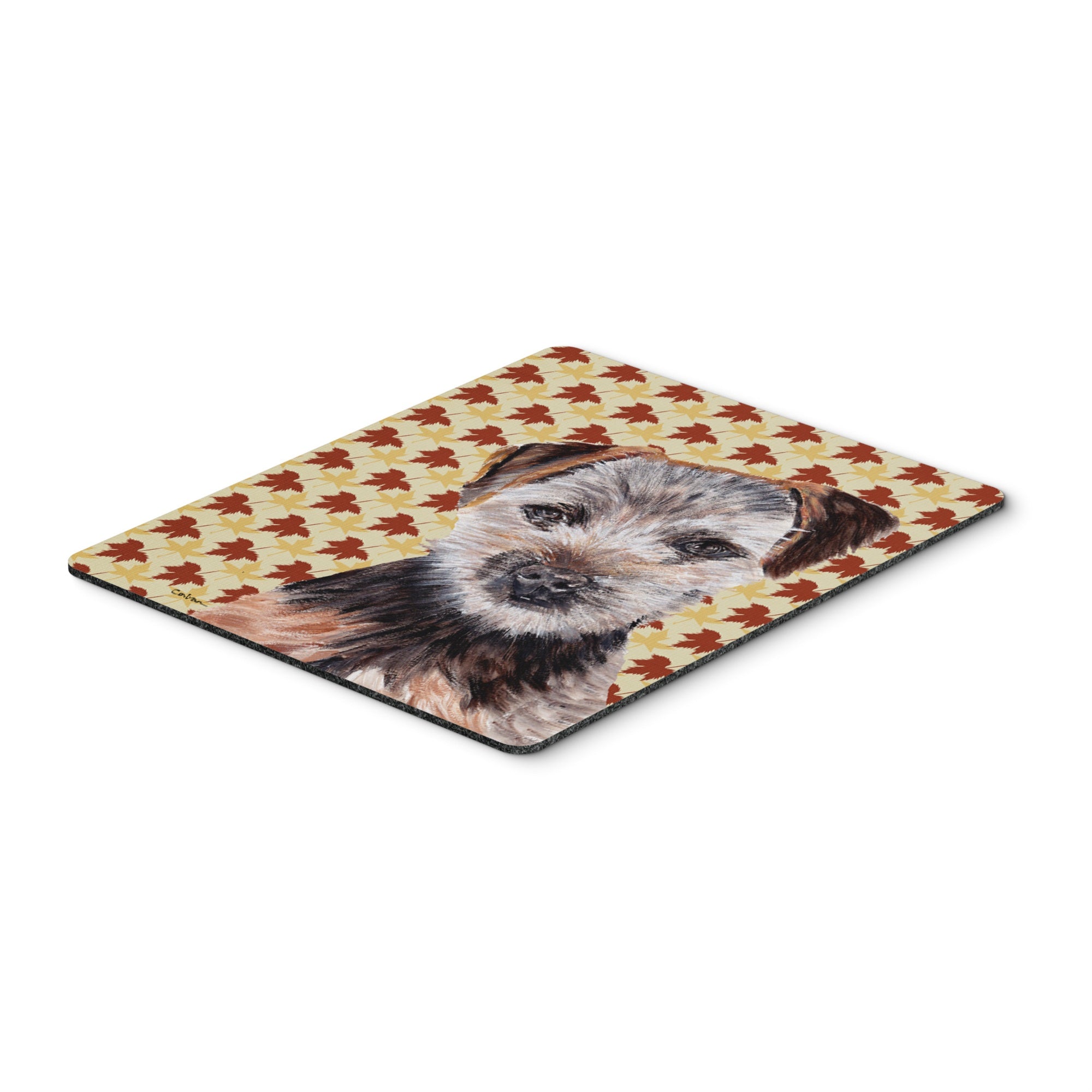 Carolines Treasures Norfolk Terrier Puppy Fall Leaves Mouse Pad/Hot Pad/Trivet (SC9687MP)