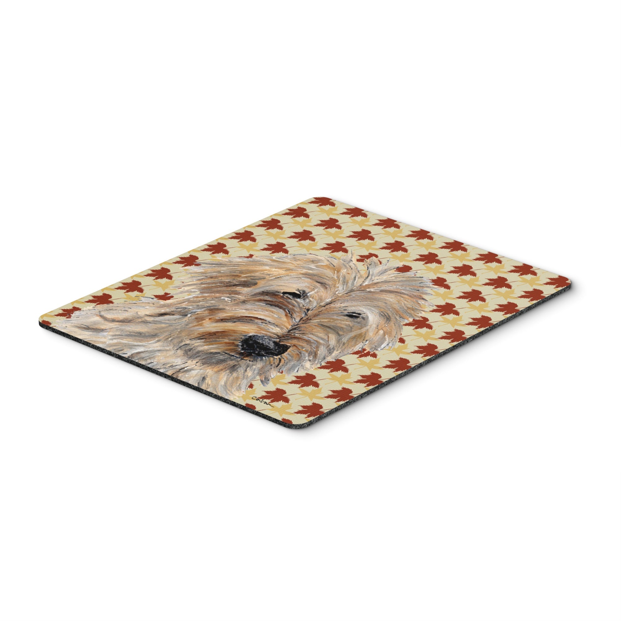 Carolines Treasures Golden Doodle 2 Fall Leaves Mouse Pad/Hot Pad/Trivet (SC9691MP)