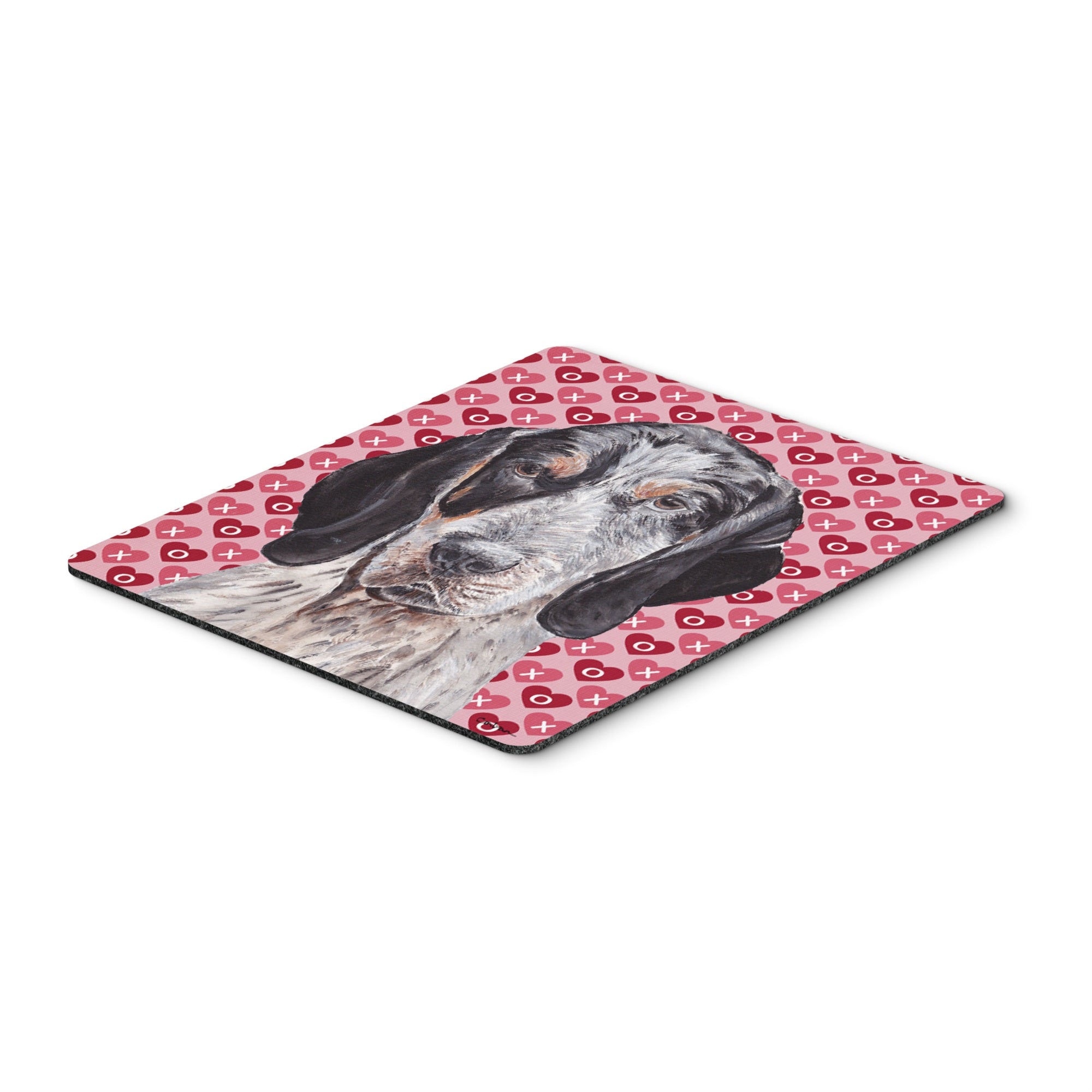Carolines Treasures Blue Tick Coonhound Hearts & Love Mouse Pad/Hot Pad/Trivet (SC9697MP)