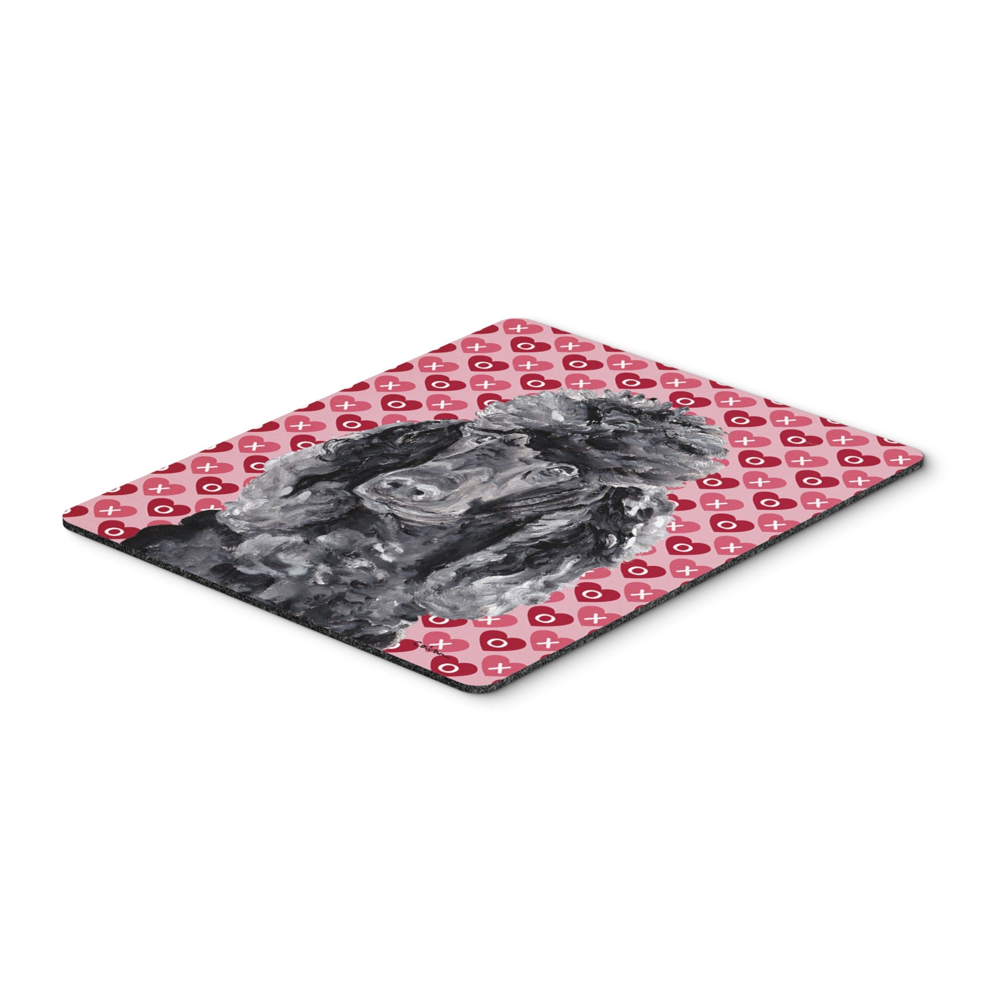 Carolines Treasures Black Standard Poodle Hearts & Love Mouse Pad/Hot Pad/Trivet (SC9698MP)