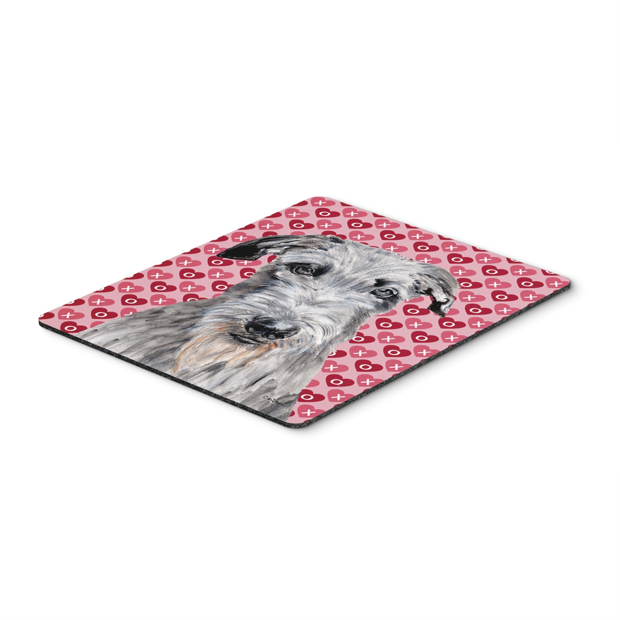 Carolines Treasures Scottish Deerhound Hearts & Love Mouse Pad/Hot Pad/Trivet (SC9706MP)