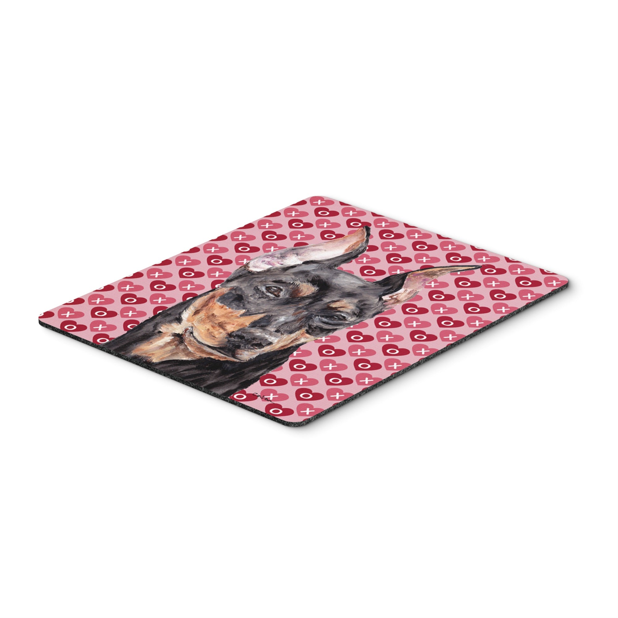 Carolines Treasures German Pinscher Hearts & Love Mouse Pad/Hot Pad/Trivet (SC9716MP)