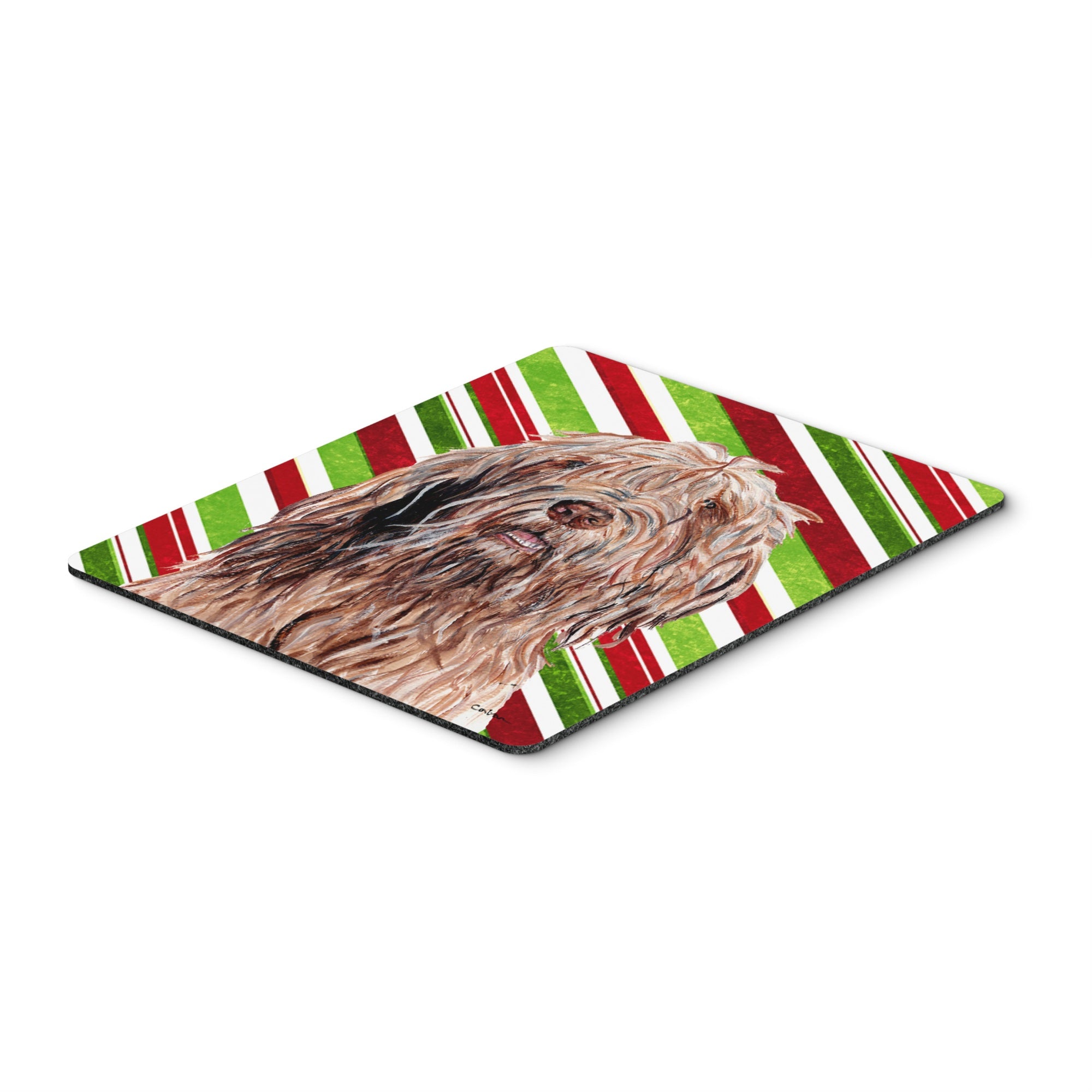 Carolines Treasures Otterhound Candy Cane Christmas Mouse Pad/Hot Pad/Trivet (SC9805MP)