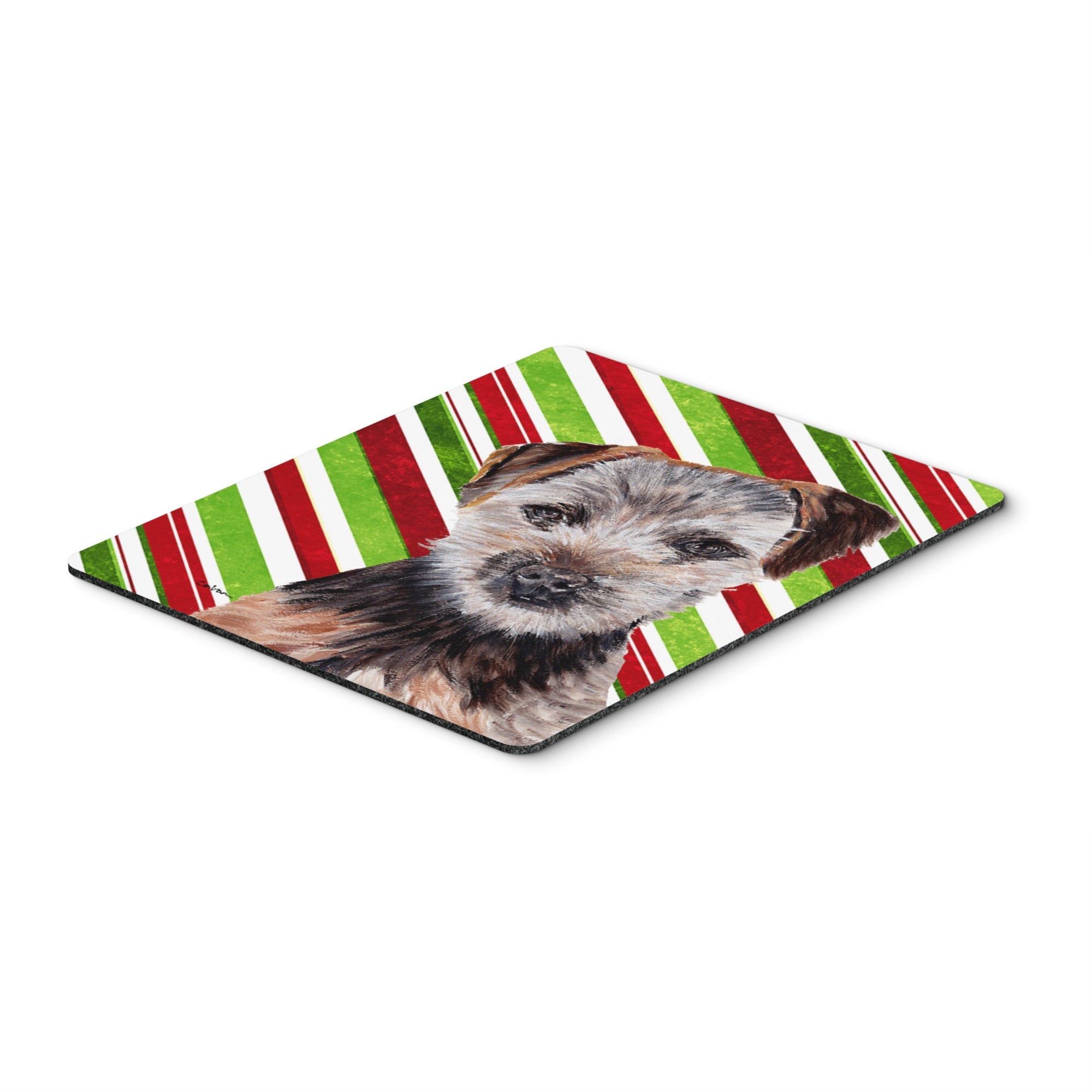 Carolines Treasures Norfolk Terrier Puppy Candy Cane Christmas Mouse Pad/Hot Pad/Trivet (SC9807MP)
