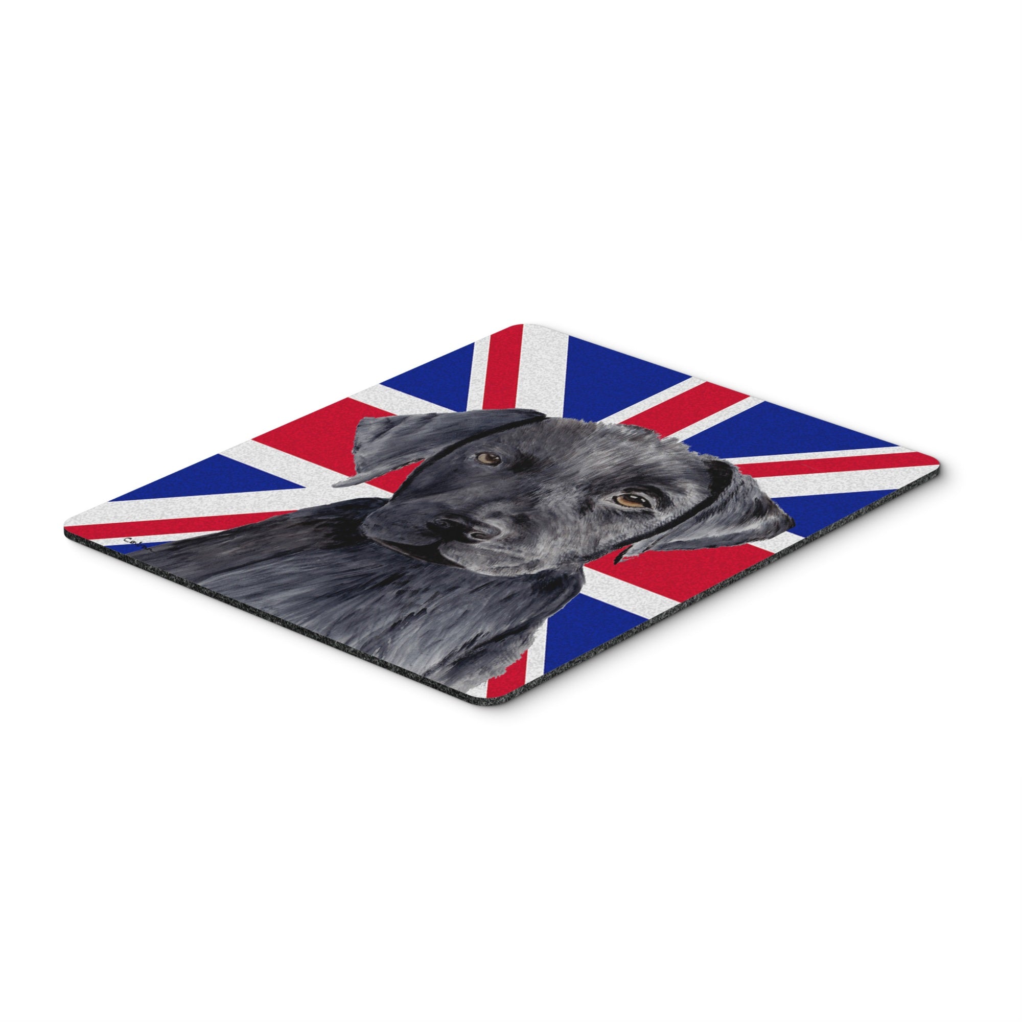 Carolines Treasures Labrador with English Union Jack British Flag Mouse Pad/Hot Pad/Trivet (SC9821MP)