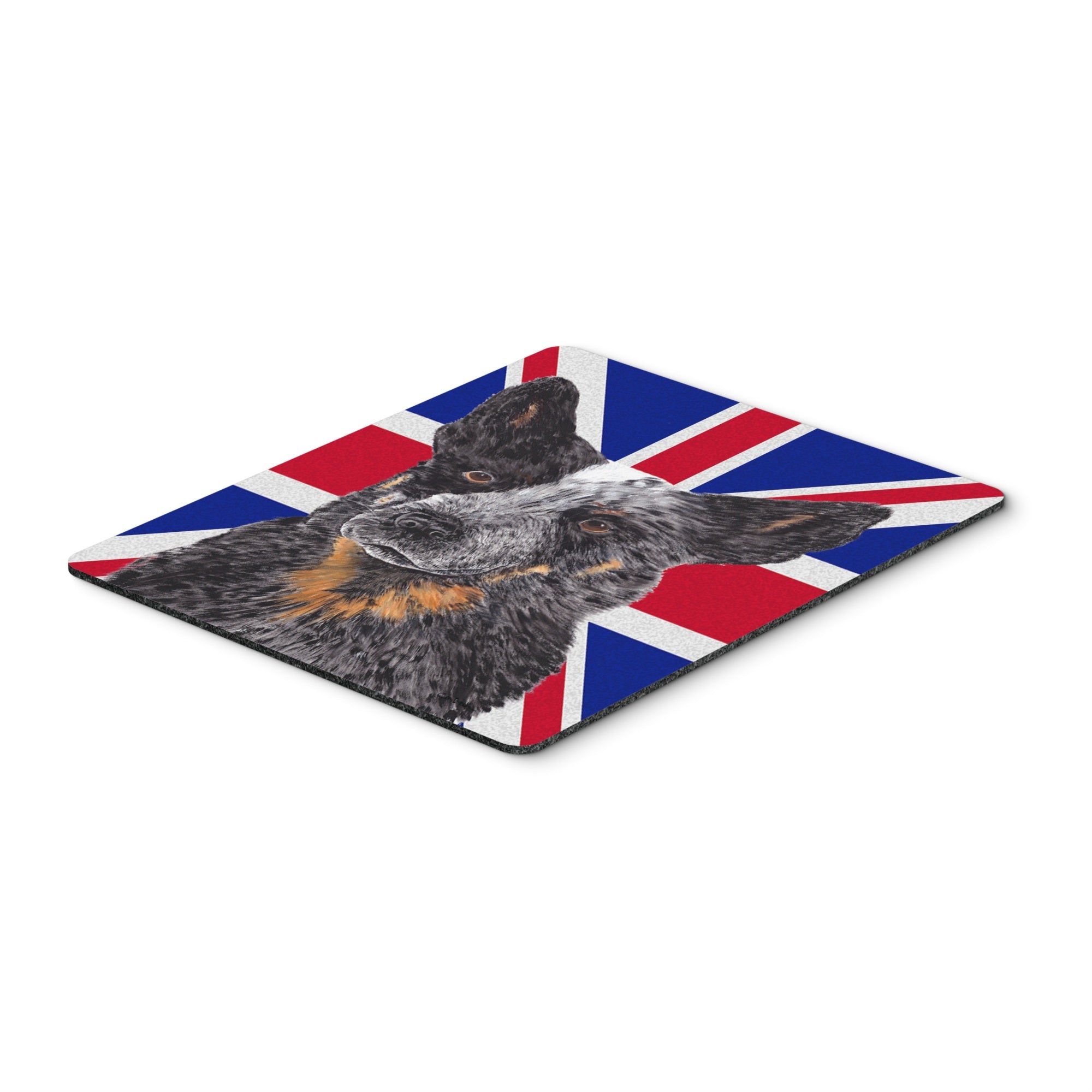 Carolines Treasures Australian Cattle Dog with English Union Jack British Flag Mouse Pad/Trivet (SC9853MP)