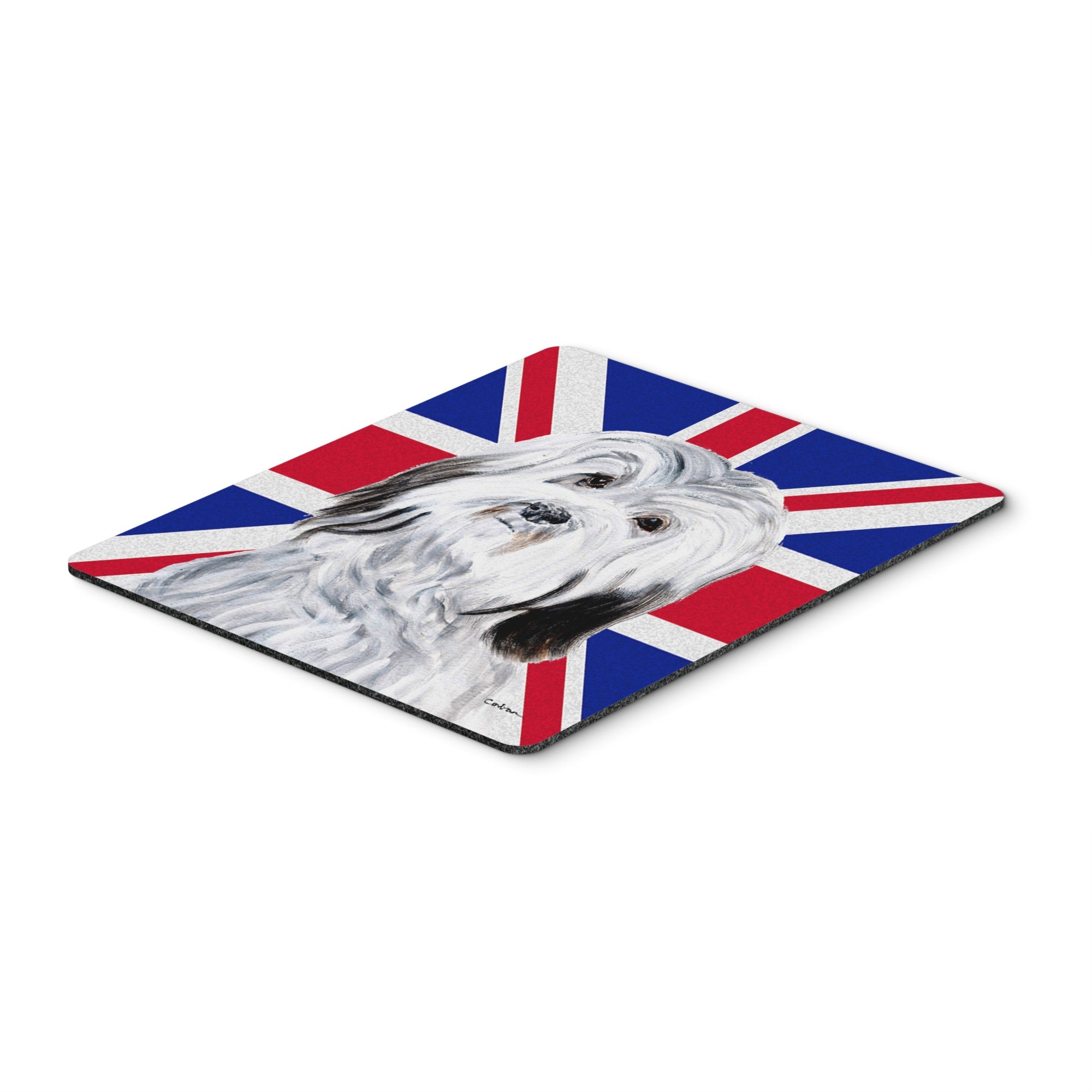 Carolines Treasures Havanese with English Union Jack British Flag Mouse Pad/Hot Pad/Trivet (SC9874MP)
