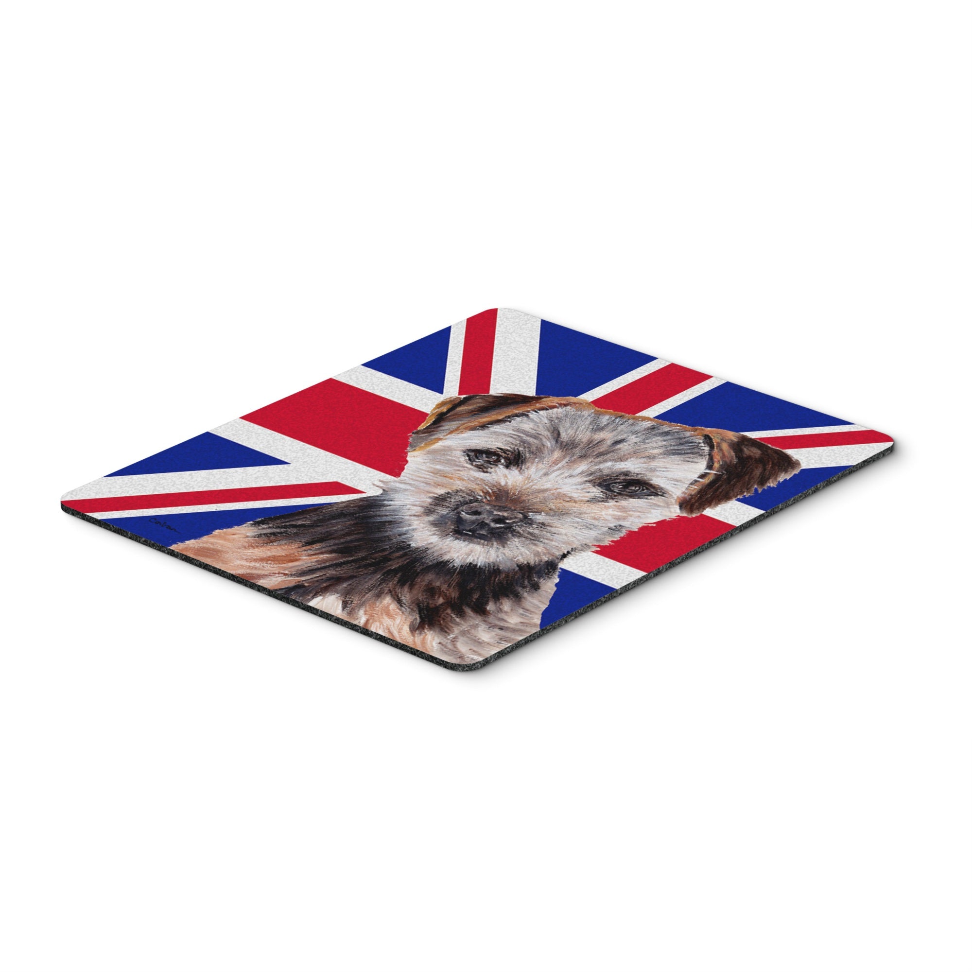 Carolines Treasures Norfolk Terrier Puppy with English Union Jack British Flag Mouse Pad/Trivet (SC9876MP)