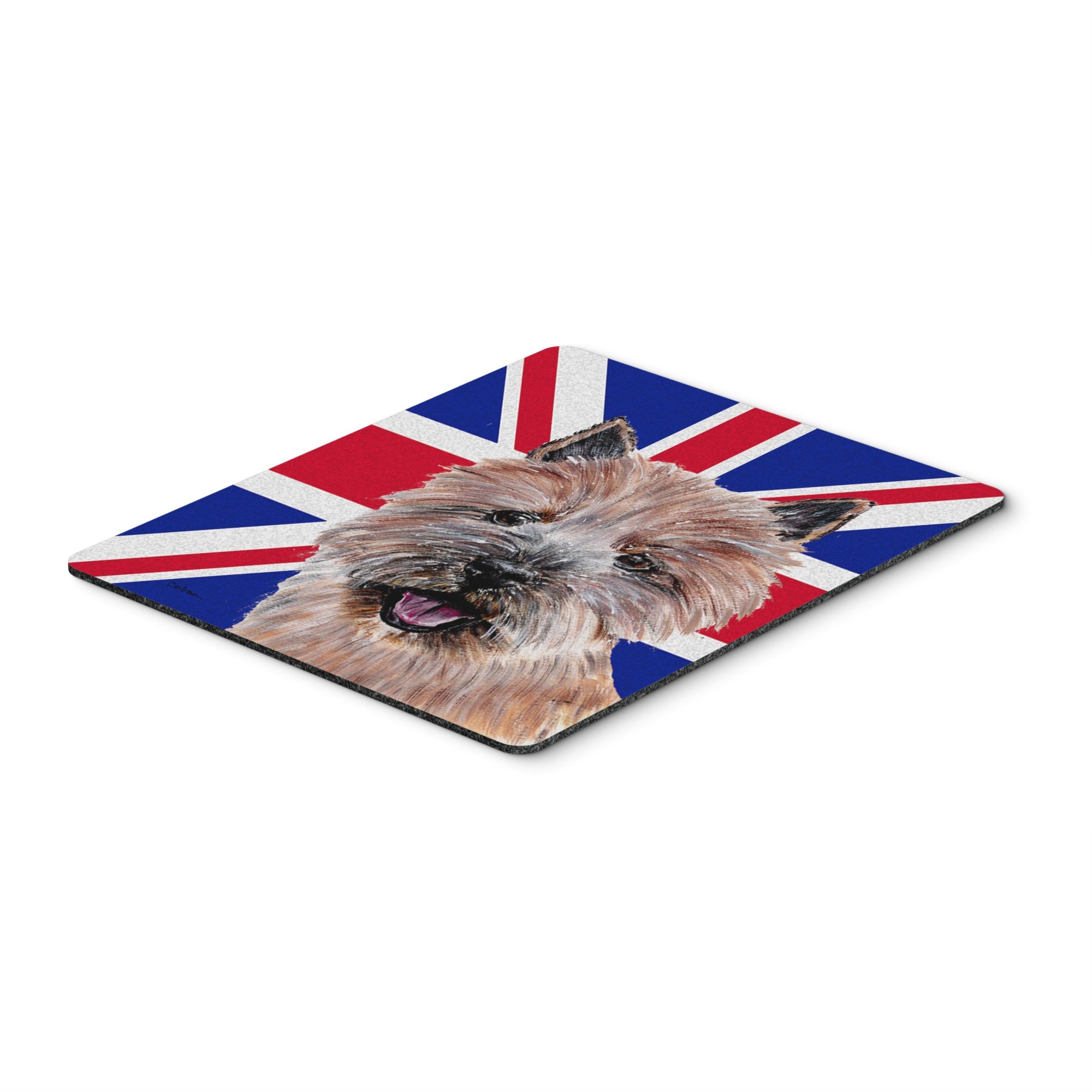 Carolines Treasures Norwich Terrier with English Union Jack British Flag Mouse Pad Hot Pad/Trivet (SC9877MP)