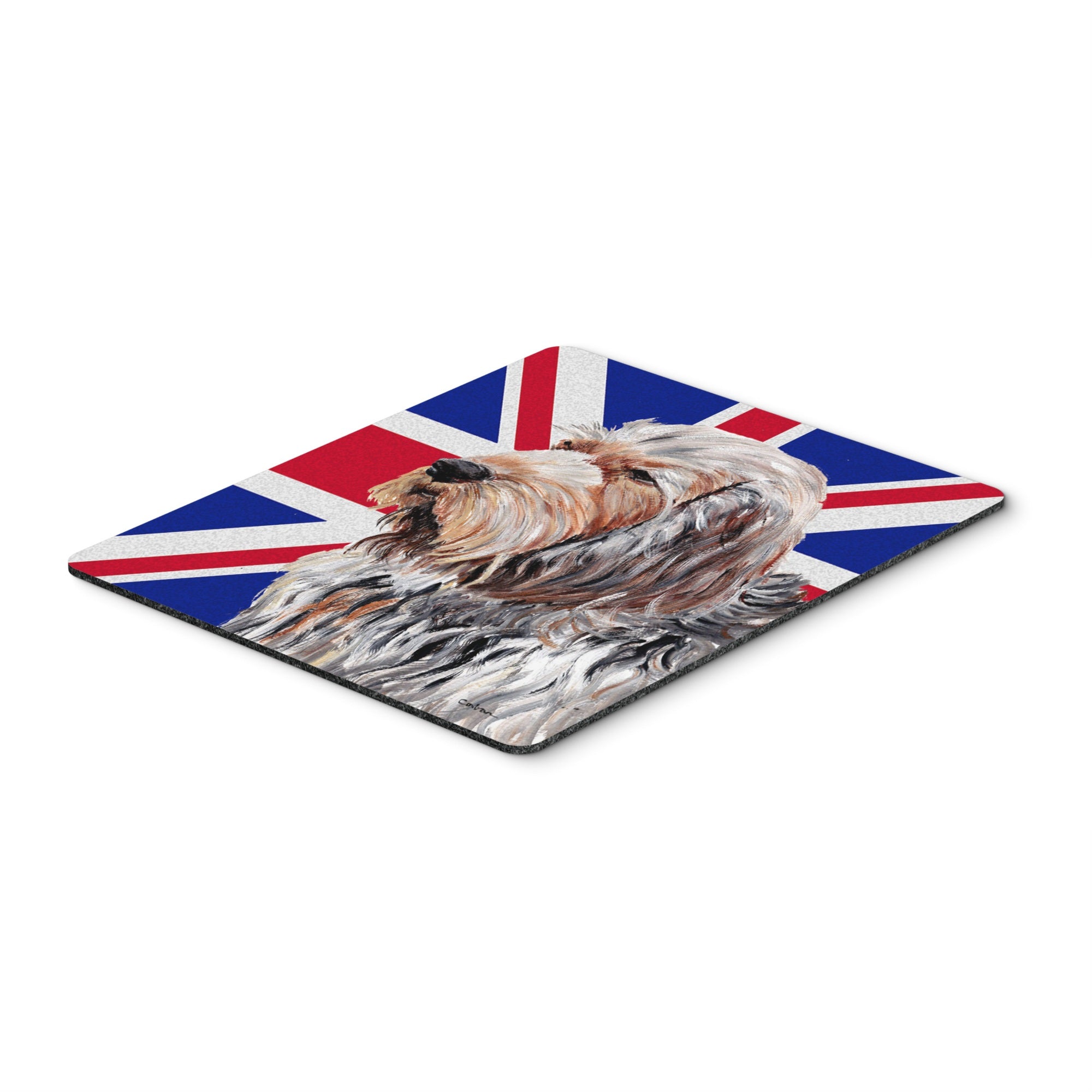 Carolines Treasures Otterhound with English Union Jack British Flag Mouse Pad/Hot Pad/Trivet (SC9879MP)