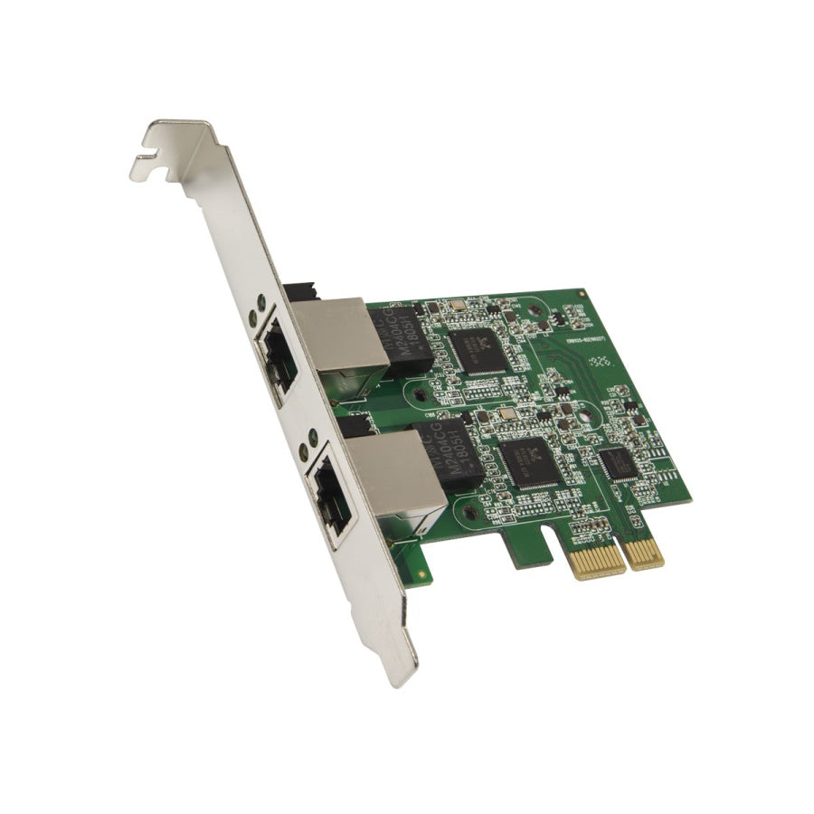 Dual 2.5 Gigabit Ethernet Pci E X1  Network Card
