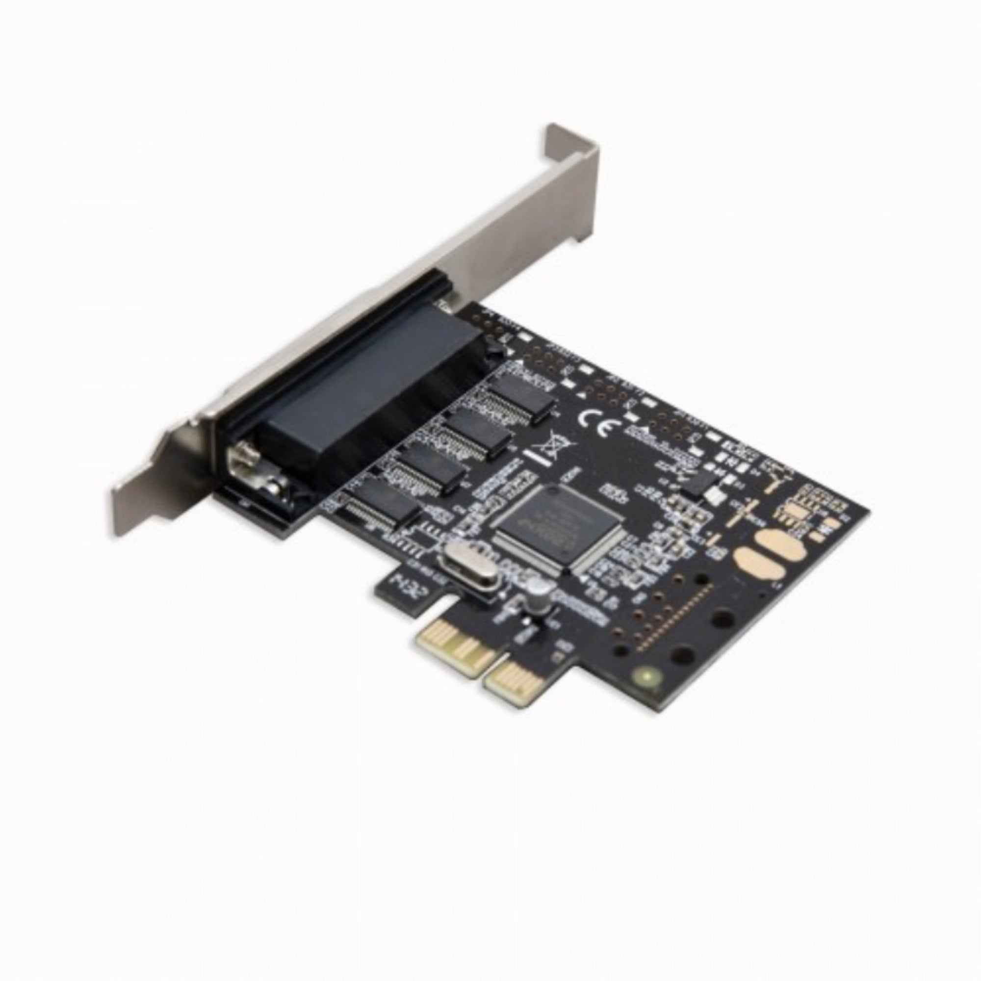 Pcie 4X Port Serial Rs232 Card, Moschip 9901 Chipset, Fan Out Cable