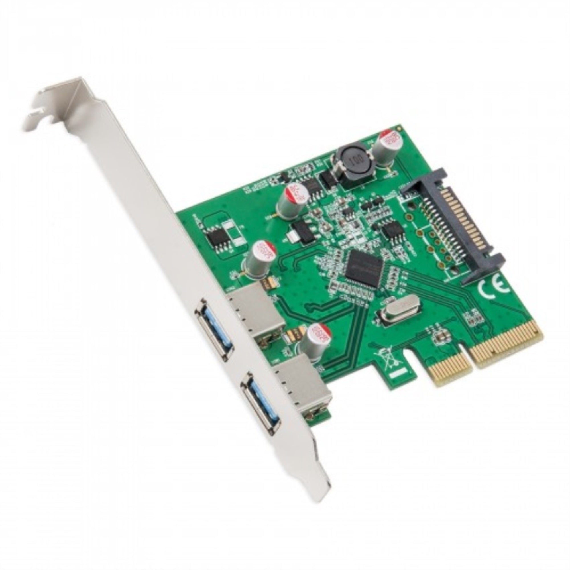 Pci Express 2.0 X4, 2 Port Usb 3.1 Type A Controller Card, Asmedia Asm1142A Chipset, With Low Profile Bracket