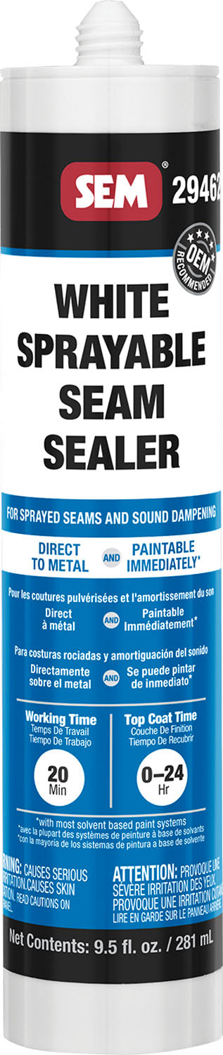 Sprayable 1K Seam Sealer - White,WBAUVB00SZAD3BK