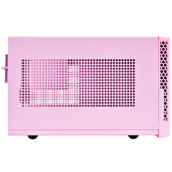 Pink, Abs Bezel, Steel Body, Mini Itx, 1X3.5'' Or 2X2.5'', 1X2.5'', 1X120 Or 140 Fan/Radiator Slot, 1Xaudio, 1Xmic, 2Xusb3.0, At