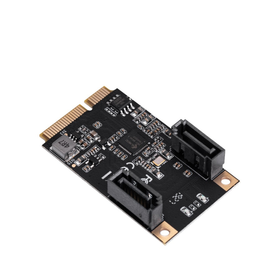 2 Port SATA III Full Height MiniPCIE Controller Card (Jmicro Chipset)