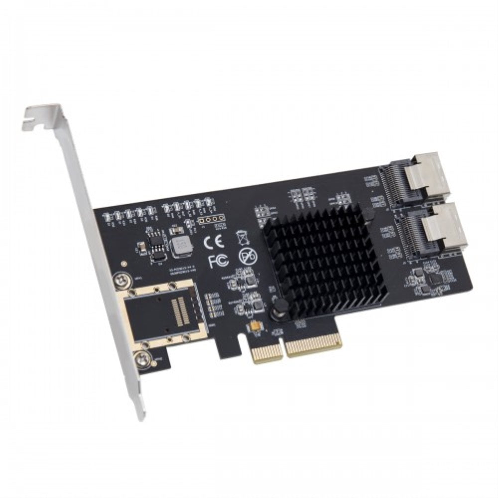 8 Port SATA III PCI-e x4 Controller Card - Dual SFF-8087 Interface Marvell 9215 Chipset