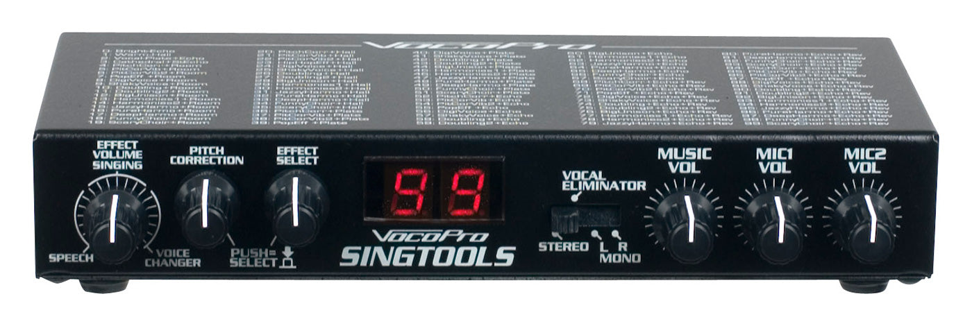 SINGTOOLS  Studio Quality DSP Vocal Effects Mixer with Assignable Pitch Correction