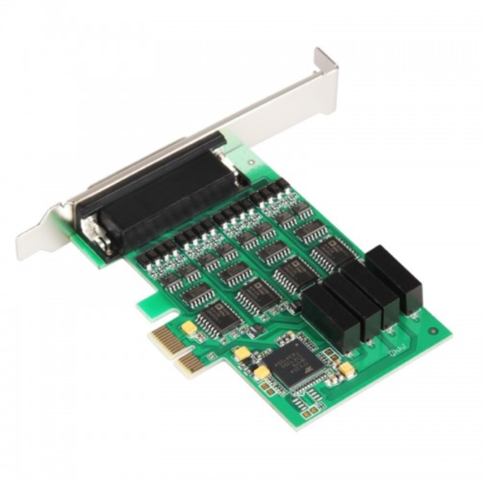 PCIe 2.0 4x Port Serial RS-422/485 Card, Support up to x16 Lane, Fan-Out Cable, Exar XR17V354 Chipset