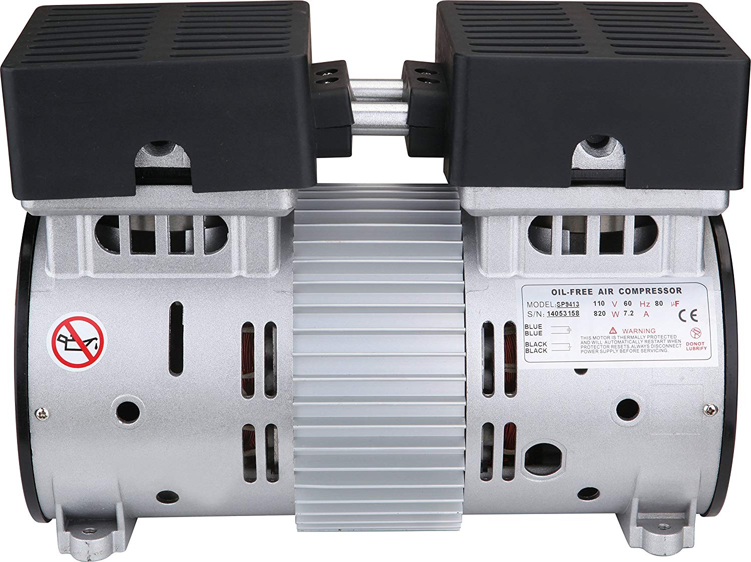 California Air Tools Sp 9413 1.0 Hp Ultra Quiet & Oil Free Air Compressor Motor