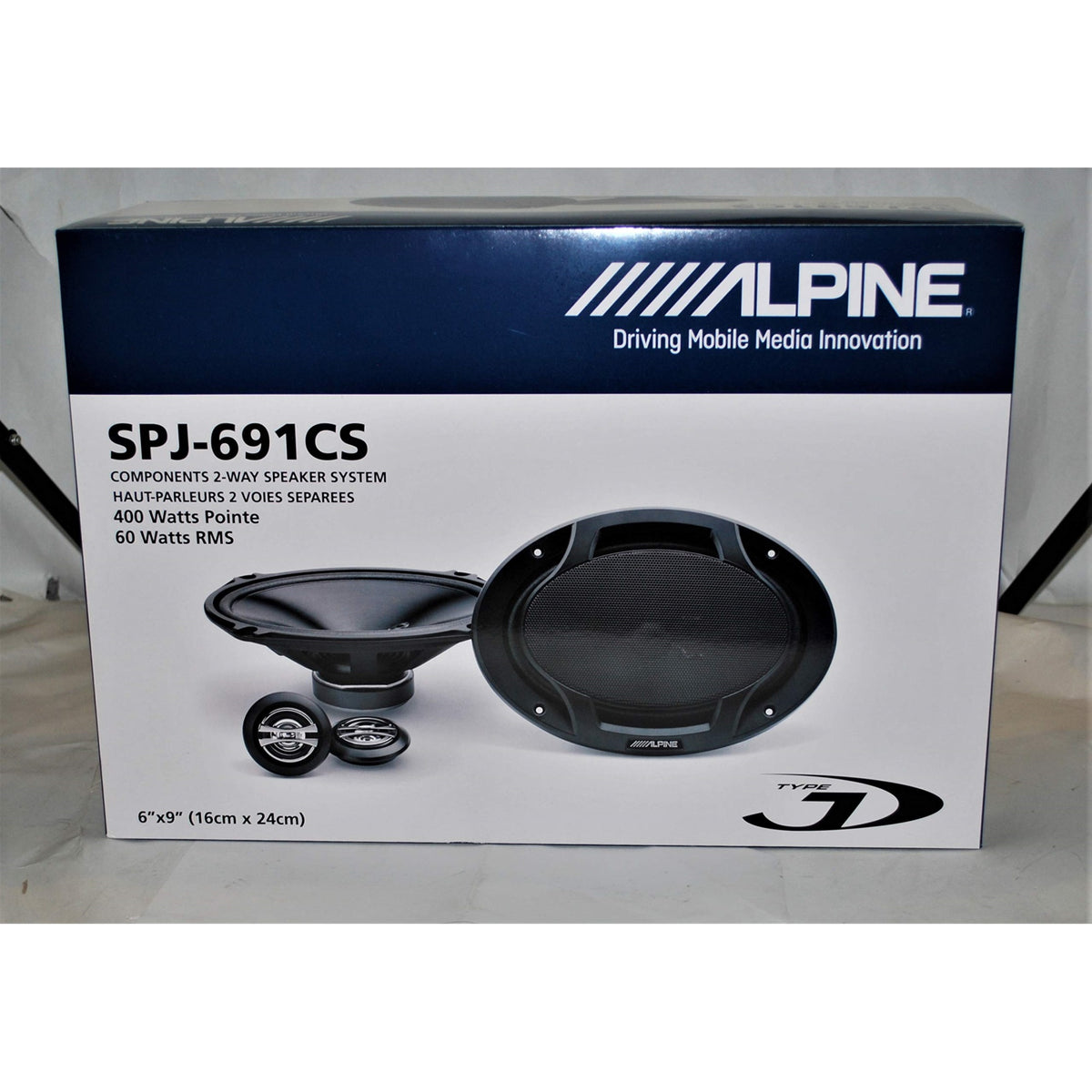 ALPINE 6X9'' 2WAY/400W PEAK