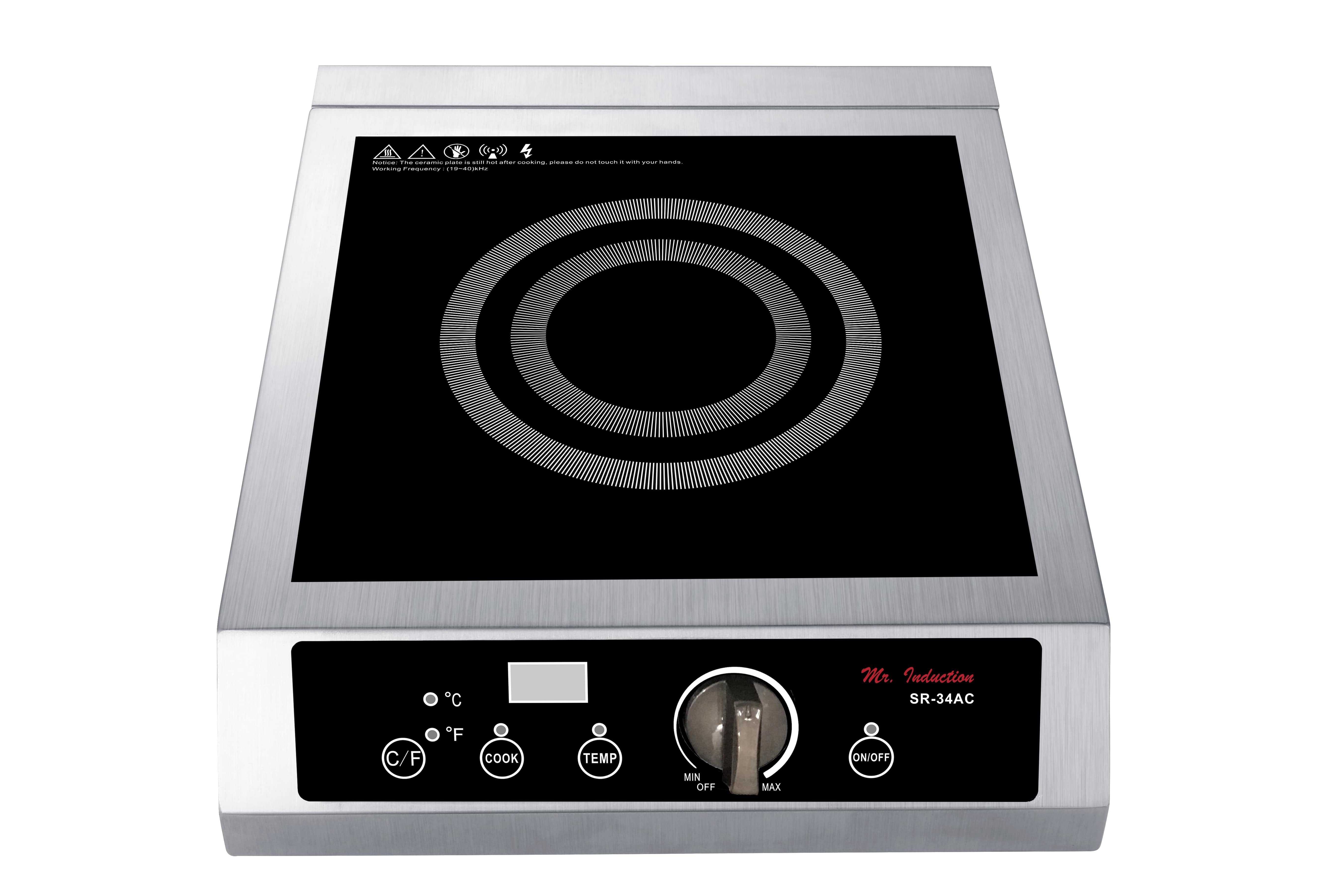 3400W Commercial Induction Range (Countertop)