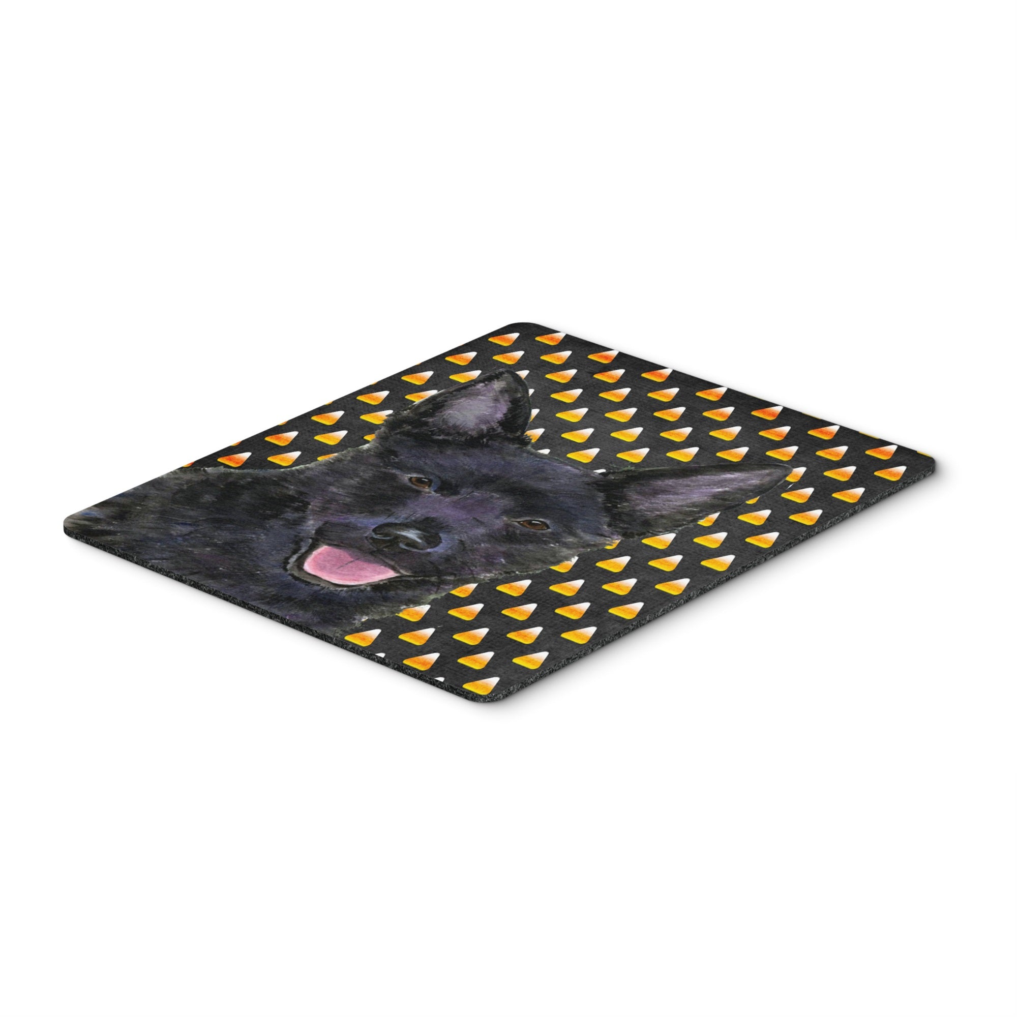 Carolines Treasures Mouse/Hot Pad/Trivet Australian Kelpie Candy Corn Halloween Portrait (SS4291MP)