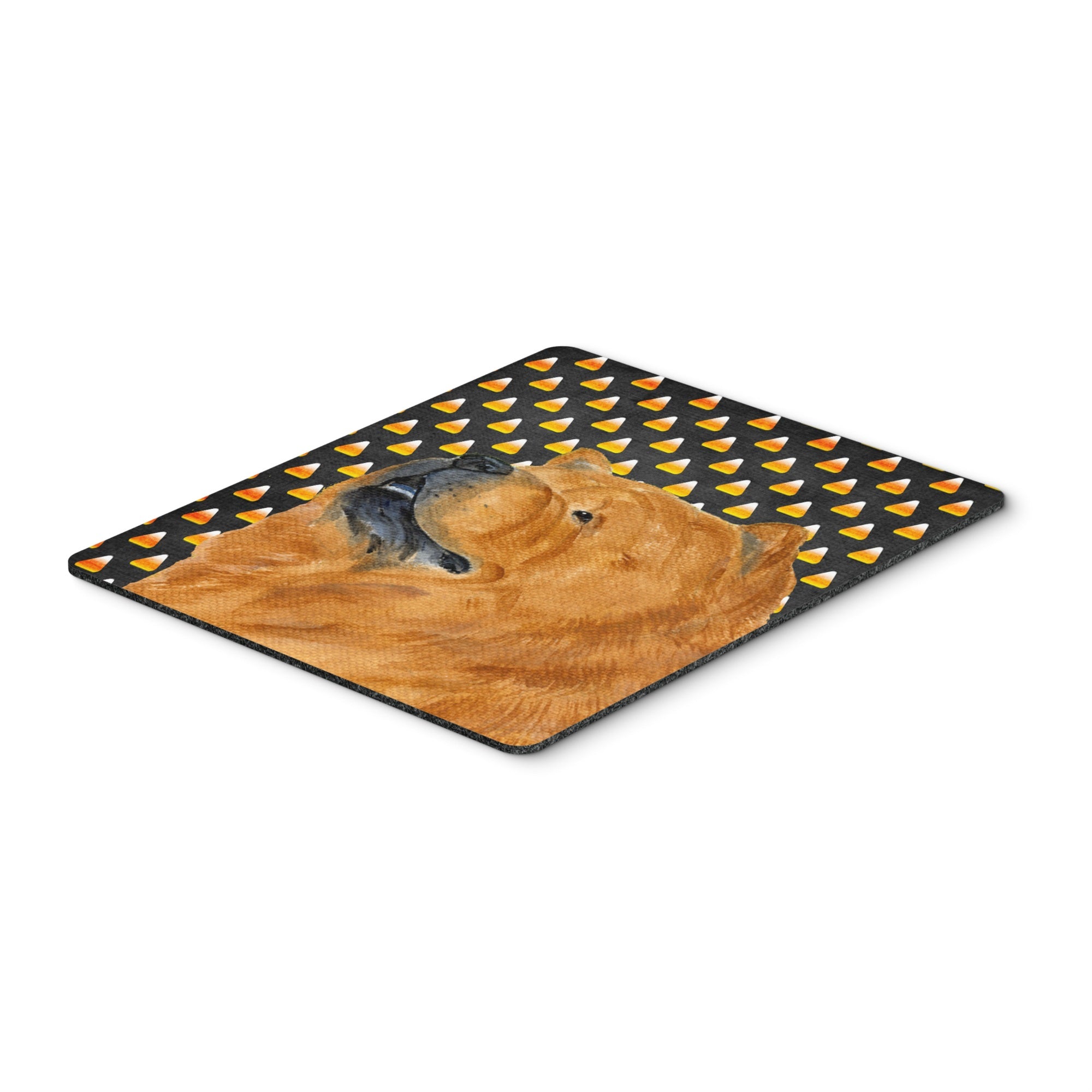 Carolines Treasures Mouse/Hot Pad/Trivet Chow Chow Candy Corn Halloween Portrait (SS4295MP)