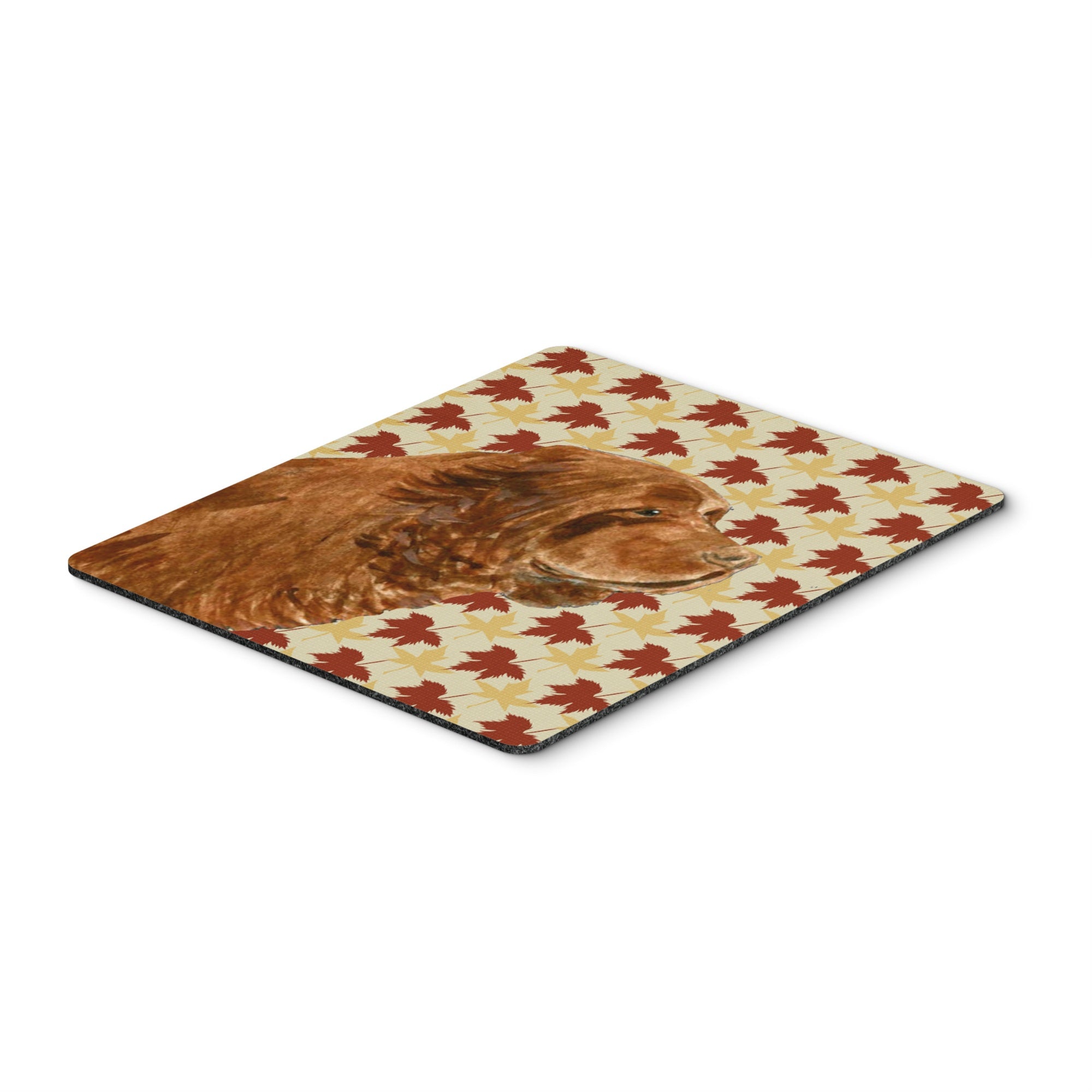 Carolines Treasures Sussex Spaniel Fall Leaves Portrait Mouse Pad/Hot Pad/Trivet (SS4346MP)