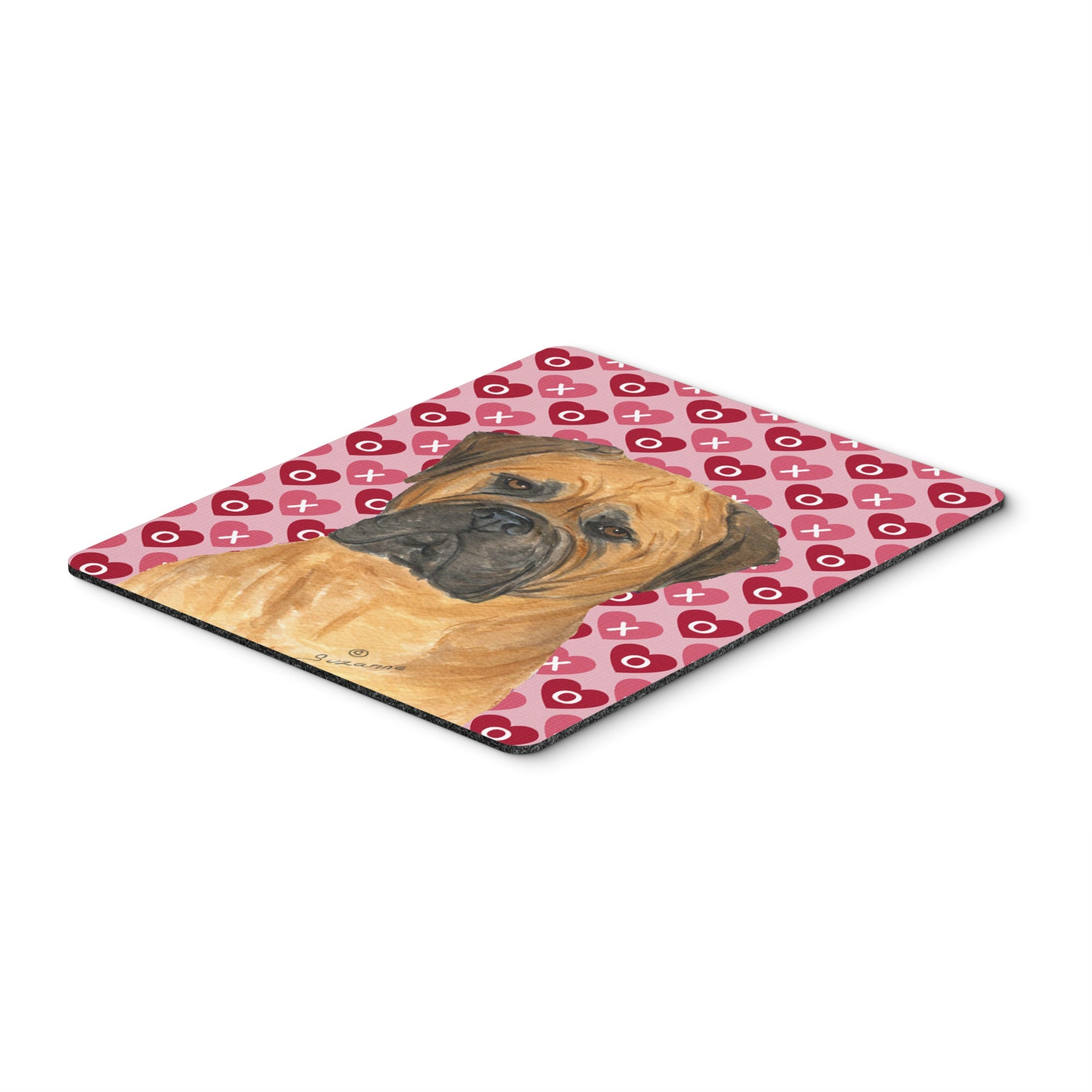 Carolines Treasures Mouse/Hot Pad/Trivet Bullmastiff Hearts Love & Valentines Day (SS4517MP)