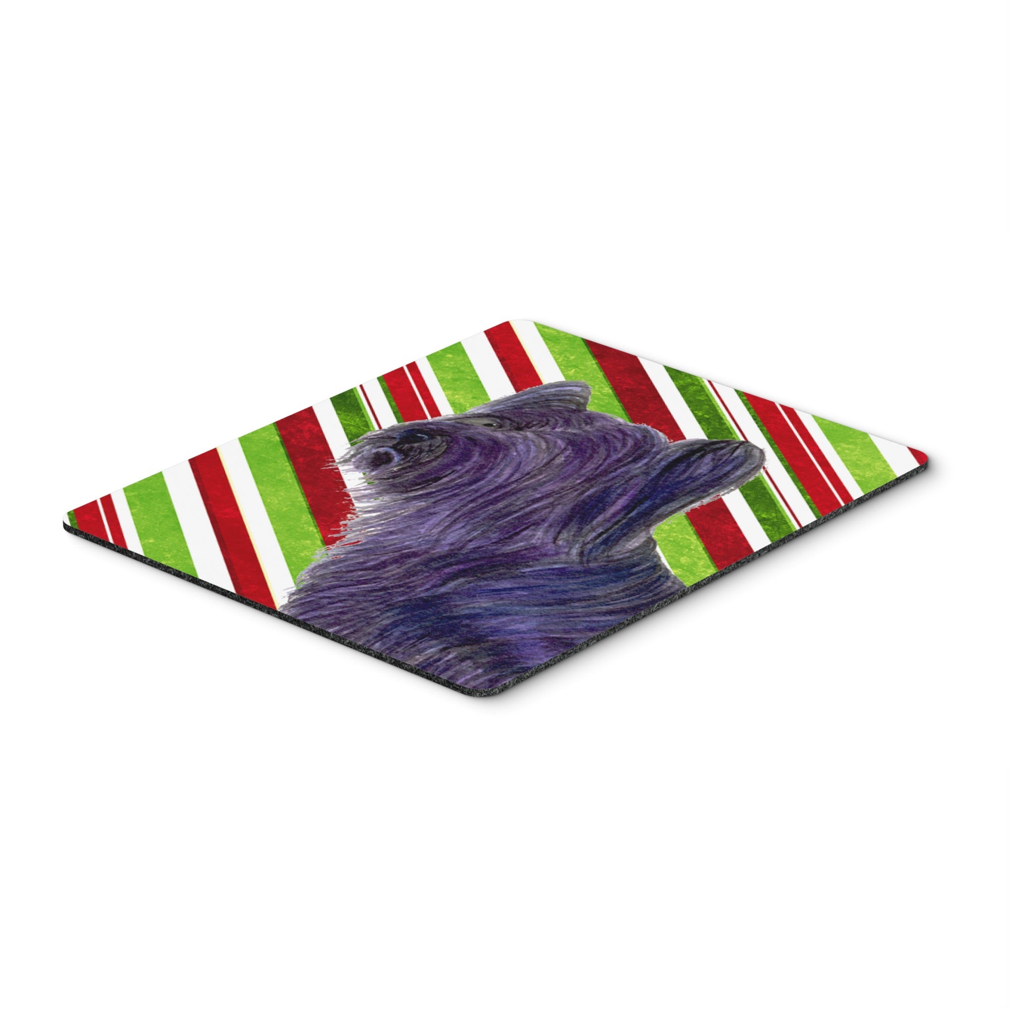  inchCarolines Treasures Mouse/Hot Pad/Trivet, Skye Terrier Candy Cane Holiday Christmas (SS4532MP) inch