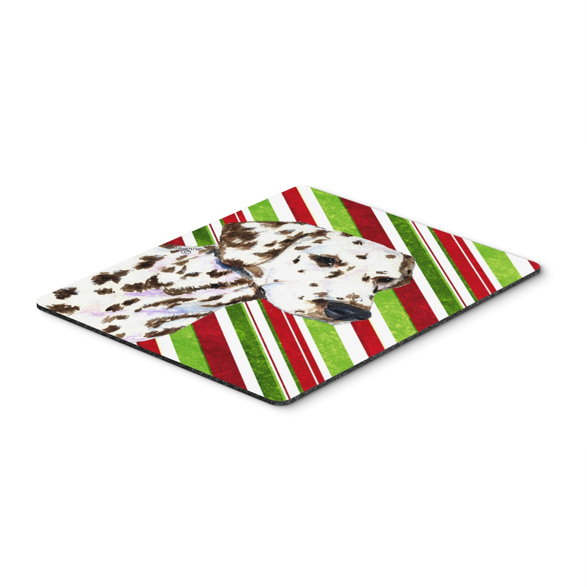 Carolines Treasures Mouse/Hot Pad/Trivet Dalmatian Candy Cane Holiday Christmas (SS4538MP)