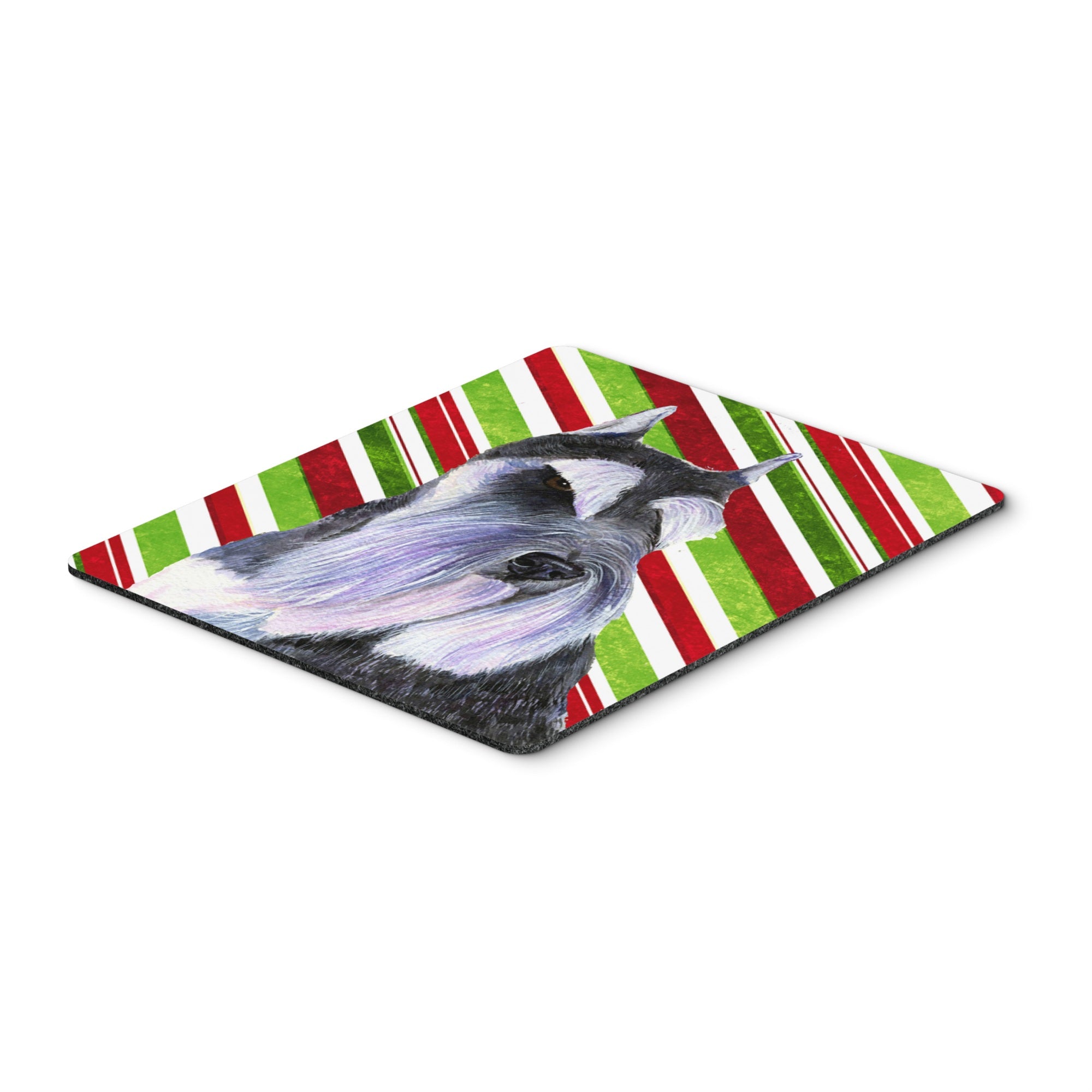  inchCarolines Treasures Mouse/Hot Pad/Trivet, Schnauzer Candy Cane Holiday Christmas (SS4546MP) inch