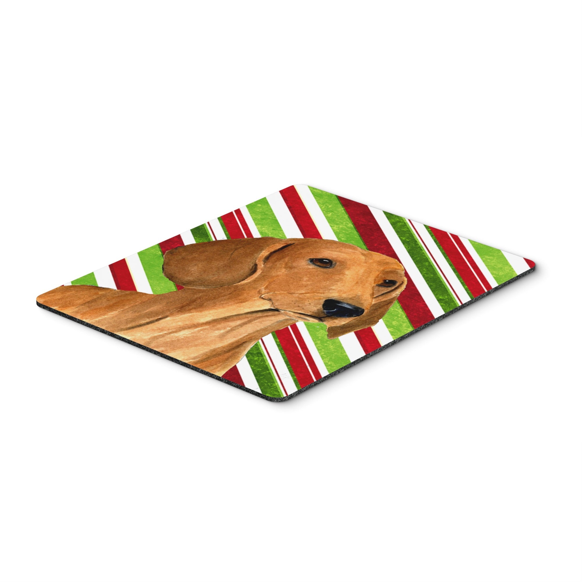  inchCarolines Treasures Mouse/Hot Pad/Trivet, Dachshund Candy Cane Holiday Christmas (SS4556MP) inch