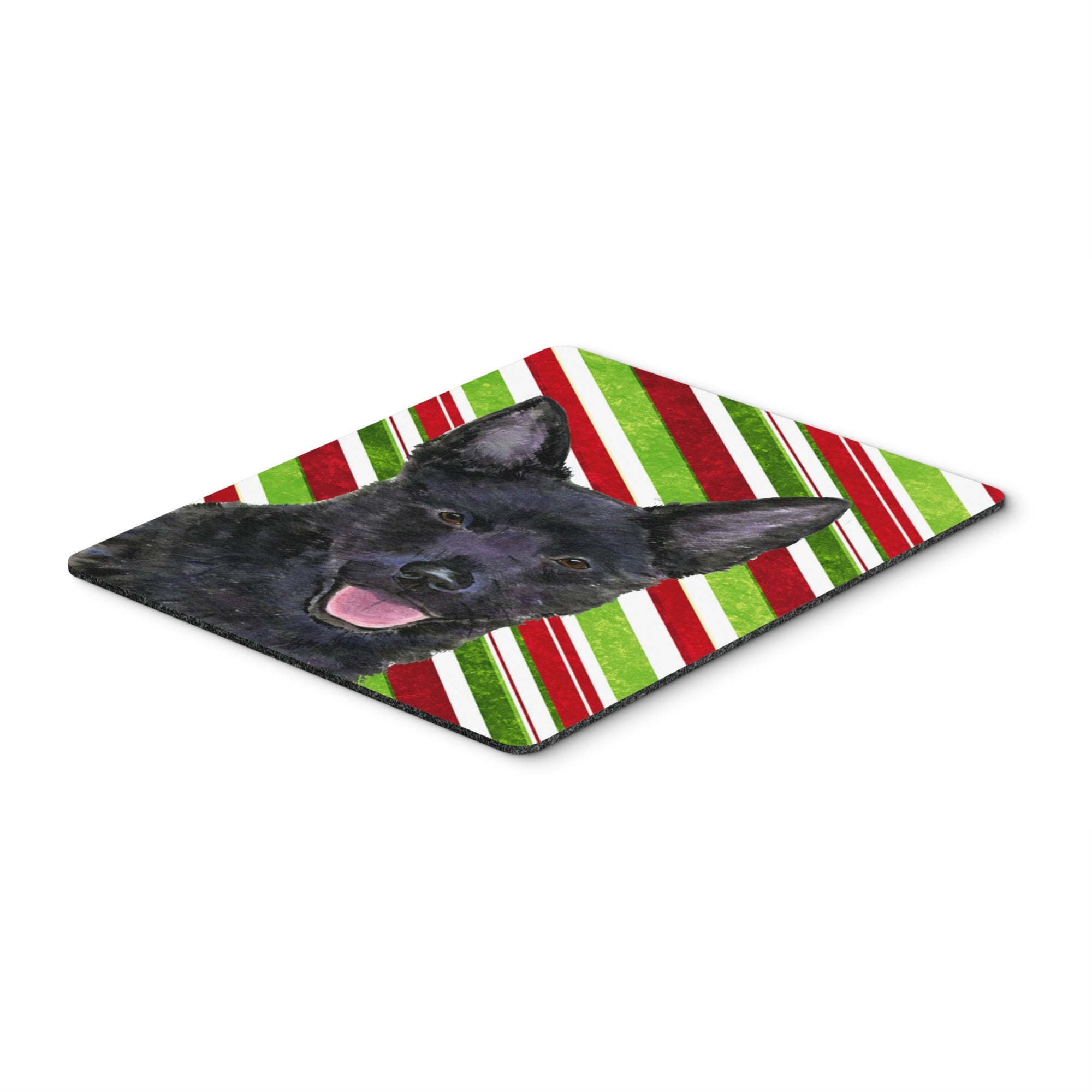 Carolines Treasures Mouse/Hot Pad/Trivet Australian Kelpie Candy Cane Holiday Christmas (SS4567MP)