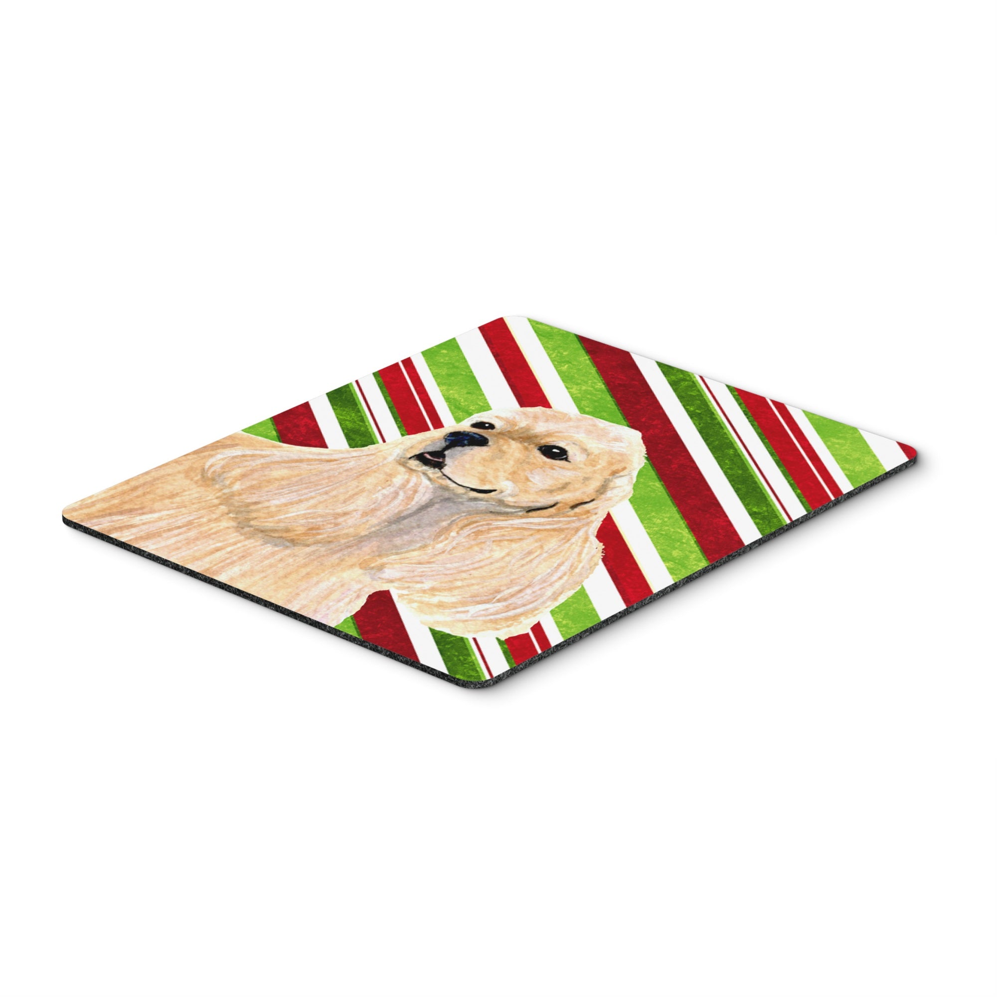 Carolines Treasures Mouse/Hot Pad/Trivet Cocker Spaniel Candy Cane Holiday Christmas (SS4591MP)