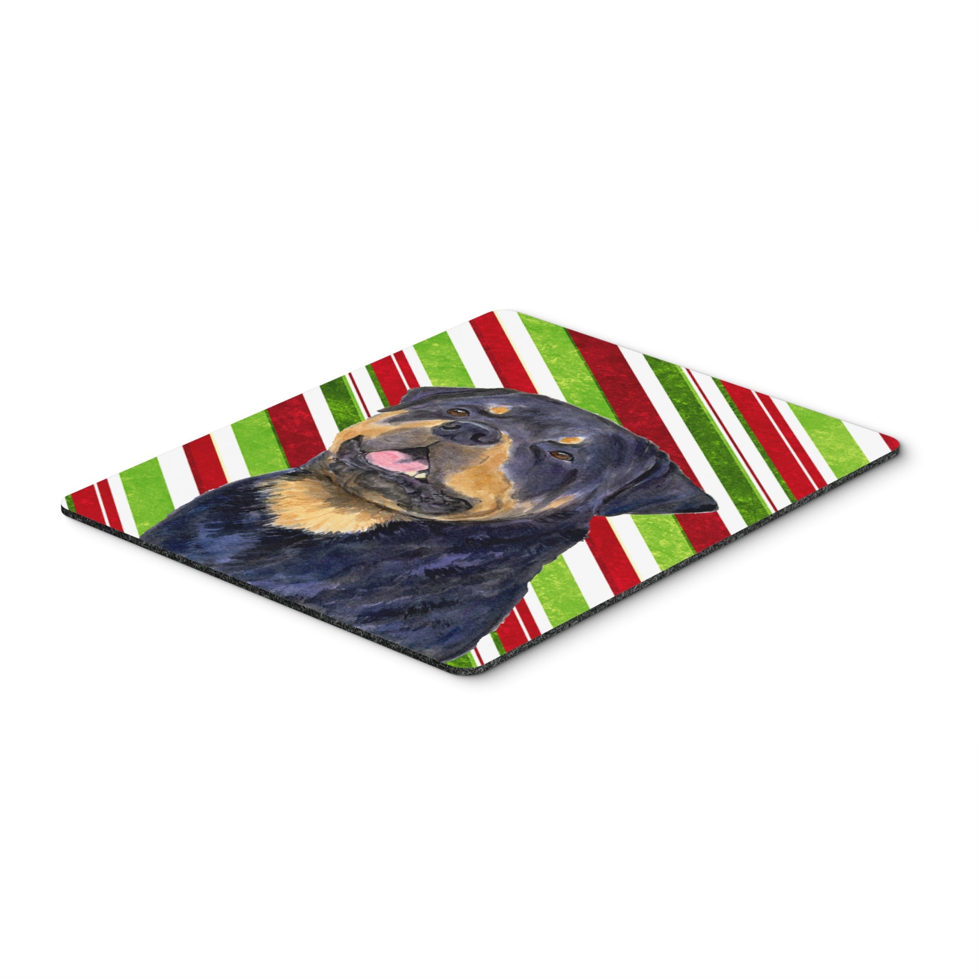  inchCarolines Treasures Mouse/Hot Pad/Trivet, Rottweiler Candy Cane Holiday Christmas (SS4593MP) inch