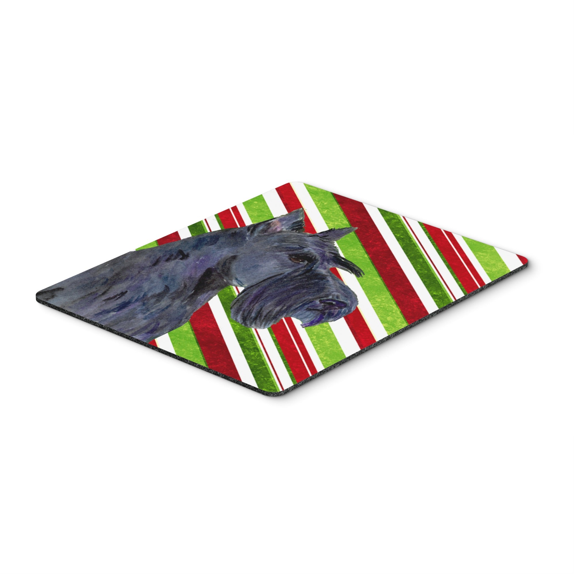 Carolines Treasures Mouse/Hot Pad/Trivet Scottish Terrier Candy Cane Holiday Christmas (SS4598MP)