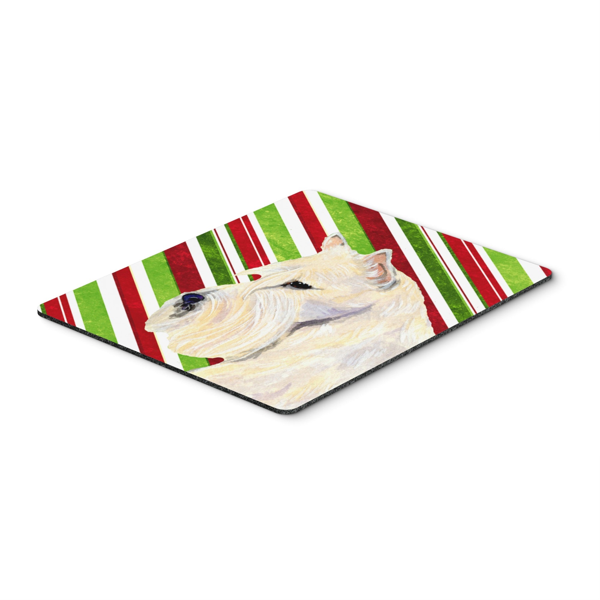 Carolines Treasures Mouse/Hot Pad/Trivet Scottish Terrier Candy Cane Holiday Christmas (SS4599MP)