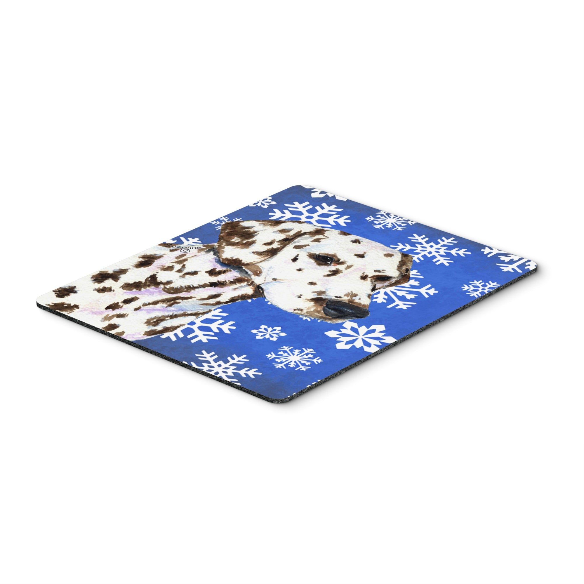 Carolines Treasures Mouse/Hot Pad/Trivet Dalmatian Winter Snowflakes Holiday (SS4607MP)
