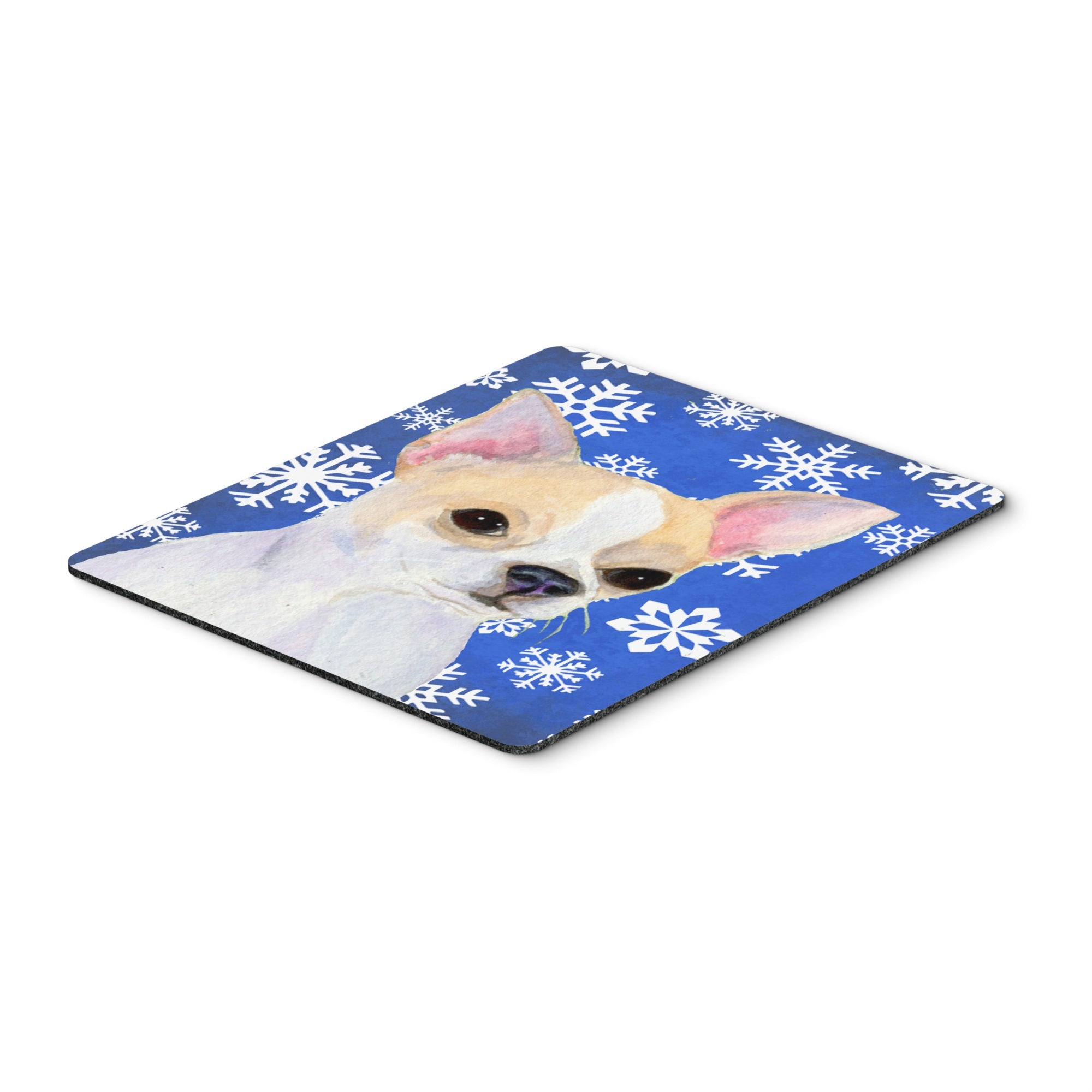 Carolines Treasures Mouse/Hot Pad/Trivet Chihuahua Winter Snowflakes Holiday (SS4612MP)